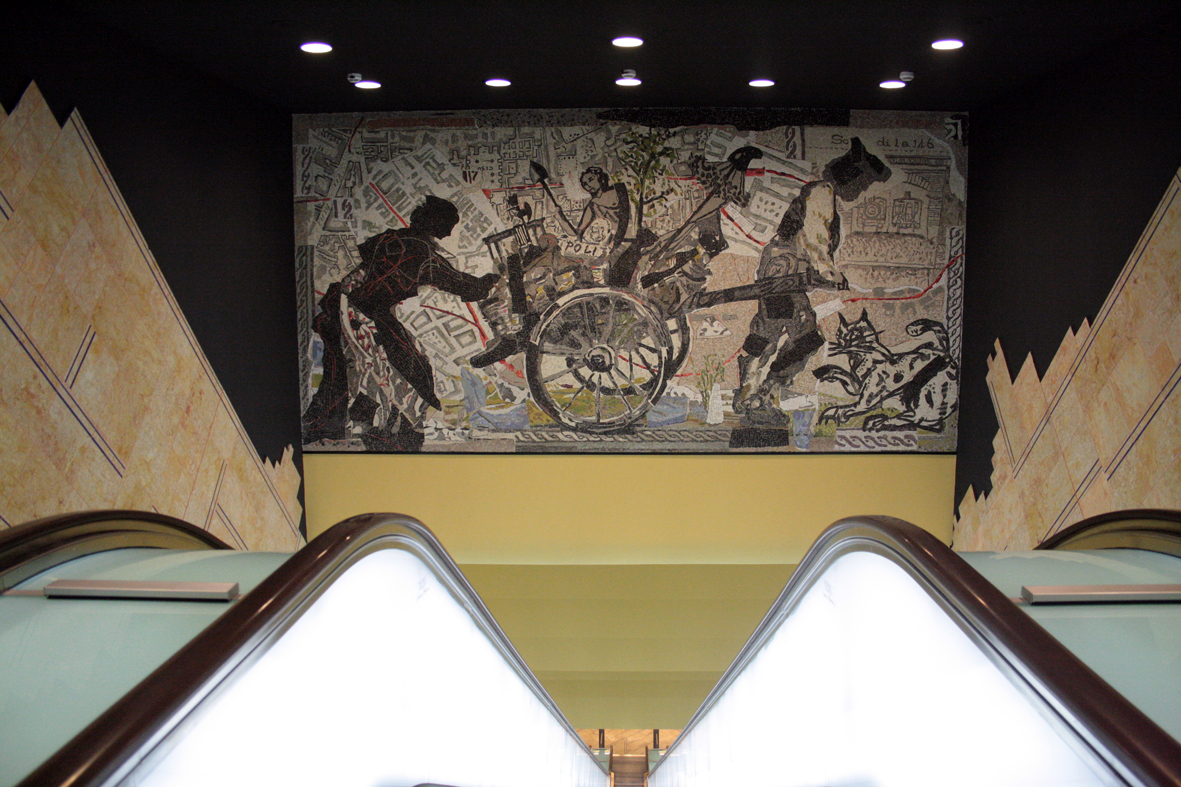 L'omaggio di William Kentridge alla stazione Toledo
