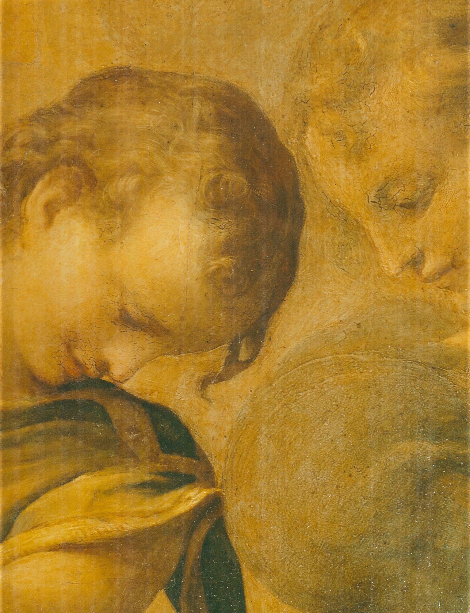 Correggio, Le angele nella Pala di San Sebastiano (olio su tavola; Dresda, Gemäldegalerie)
