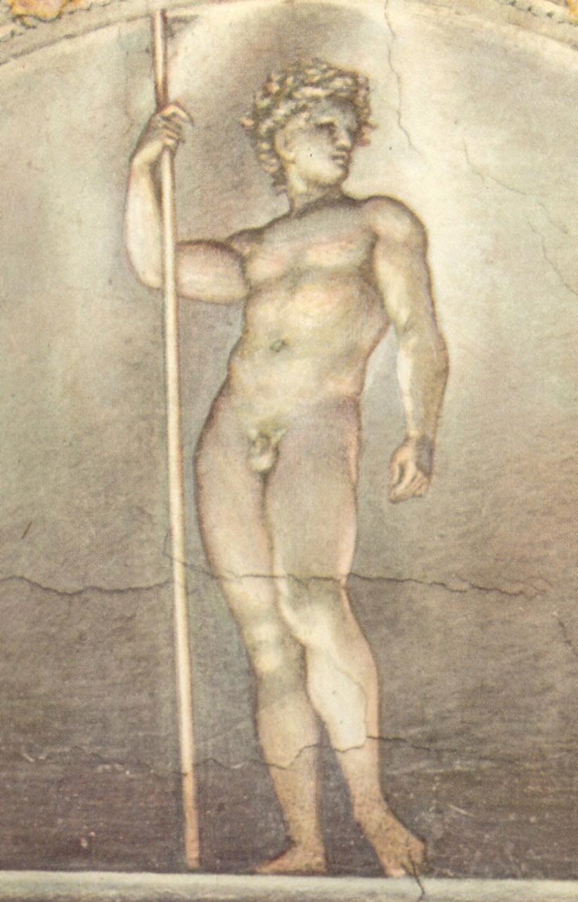 Correggio, L'Eroe (1518; affresco; Parma, Camera di San Paolo)
