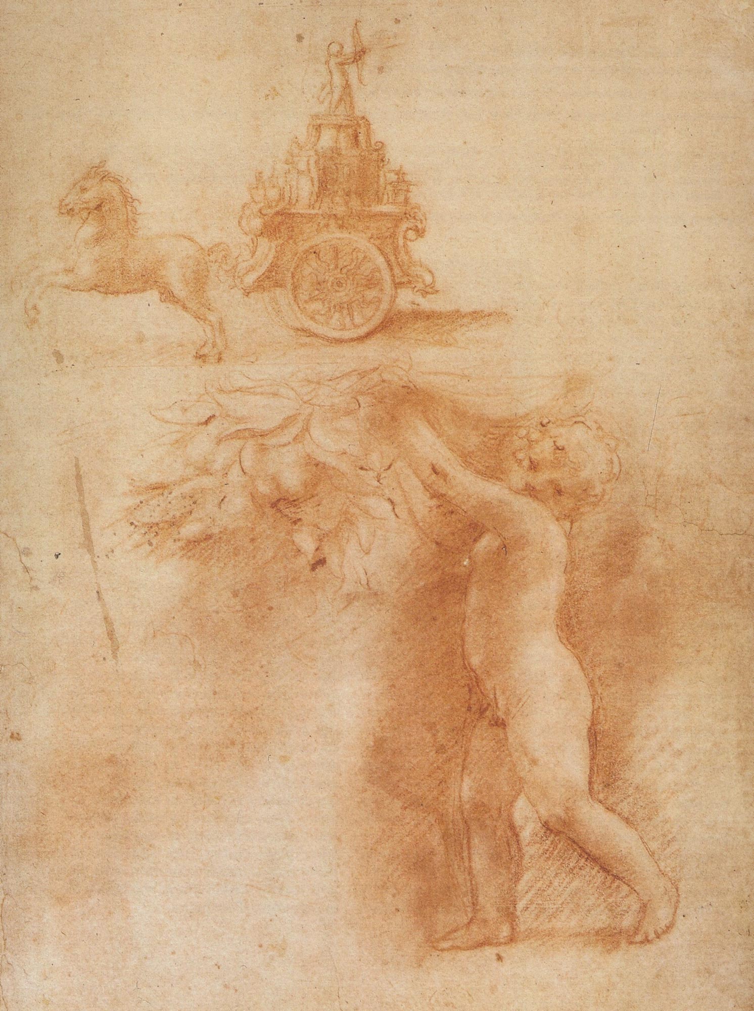 Correggio, Putto con ghirlanda e trionfo d'amore (Svizzera, Collezione privata)
