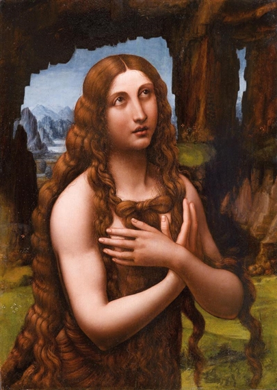 Seguace di Leonardo da Vinci, Maddalena penitente (1525 circa?; olio su tavola, 74 x 53 cm; Collezione privata)
 Seguace di Leonardo da Vinci, Maddalena penitente (1525 circa?; olio su tavola, 74 x 53 cm; Collezione privata)