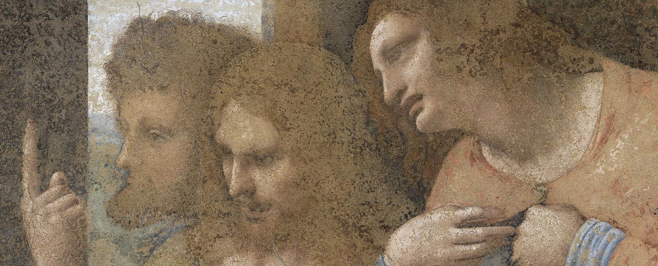 Leonardo da Vinci, Ultima Cena, dettaglio
