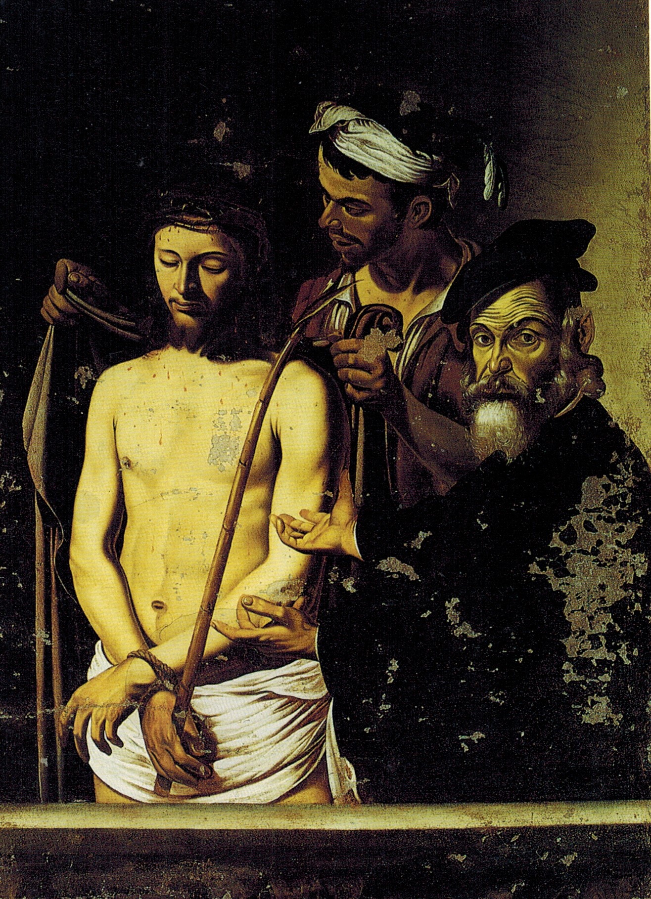 Alonso Rodríguez, Ecce Homo (olio su tela, 210 x 108 cm; Messina, Museo Regionale)
