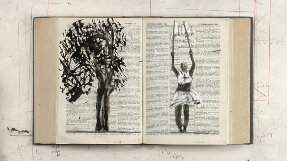 William Kentridge, Secondhand Reading (2013; Pechino, UCCA Center for Contemporary Art)
