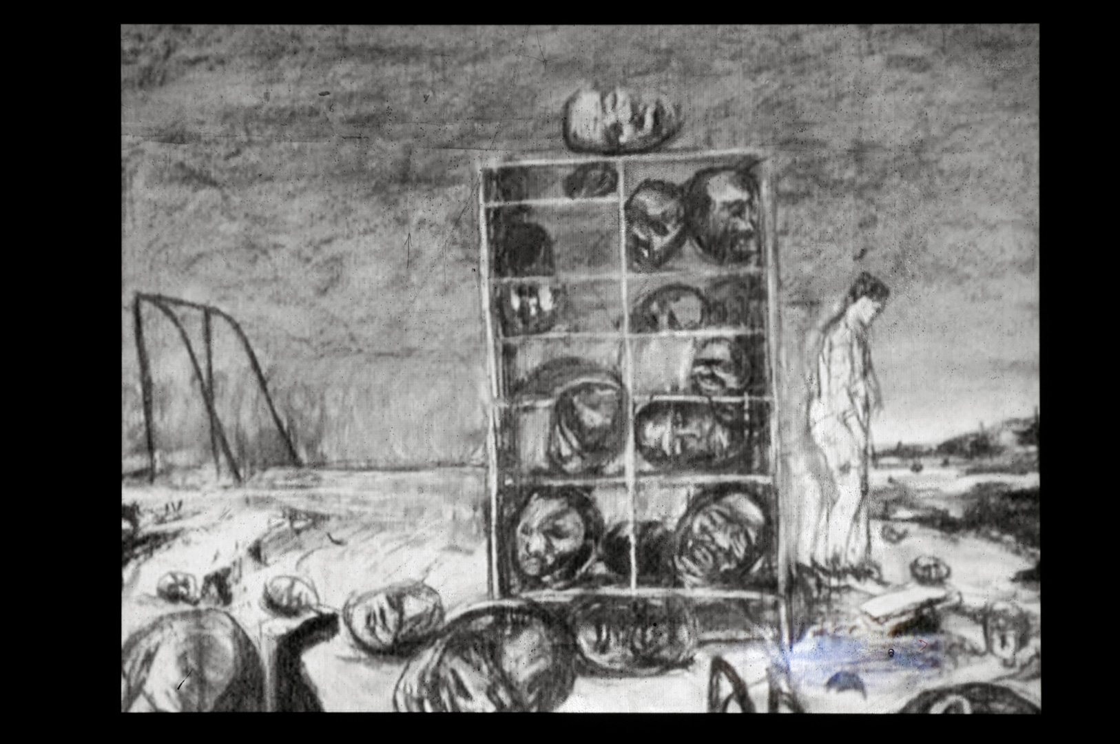 William Kentridge, Johannesburg - Second greatest city after Paris (1989; film 16 mm; Los Angeles, The Broad)
