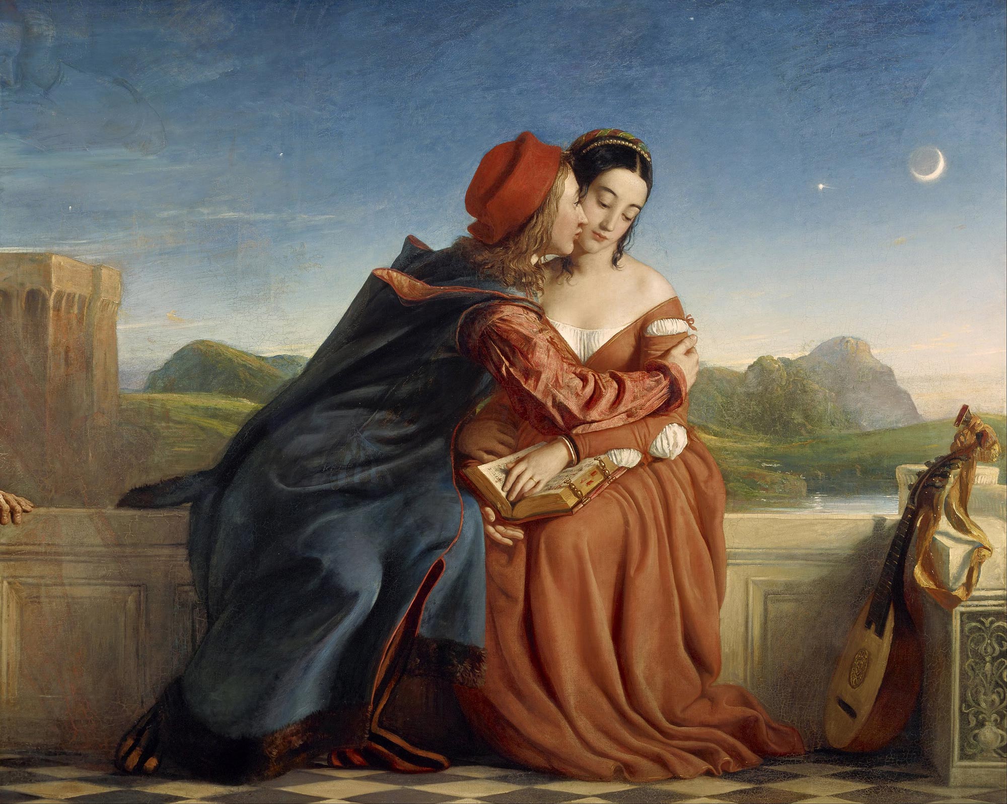William Dyce, Francesca da Rimini (1837; olio su tela, 142 x 176 cm; Edimburgo, National Galleries of Scotland)
 William Dyce, Francesca da Rimini (1837; olio su tela, 142 x 176 cm; Edimburgo, National Galleries of Scotland)