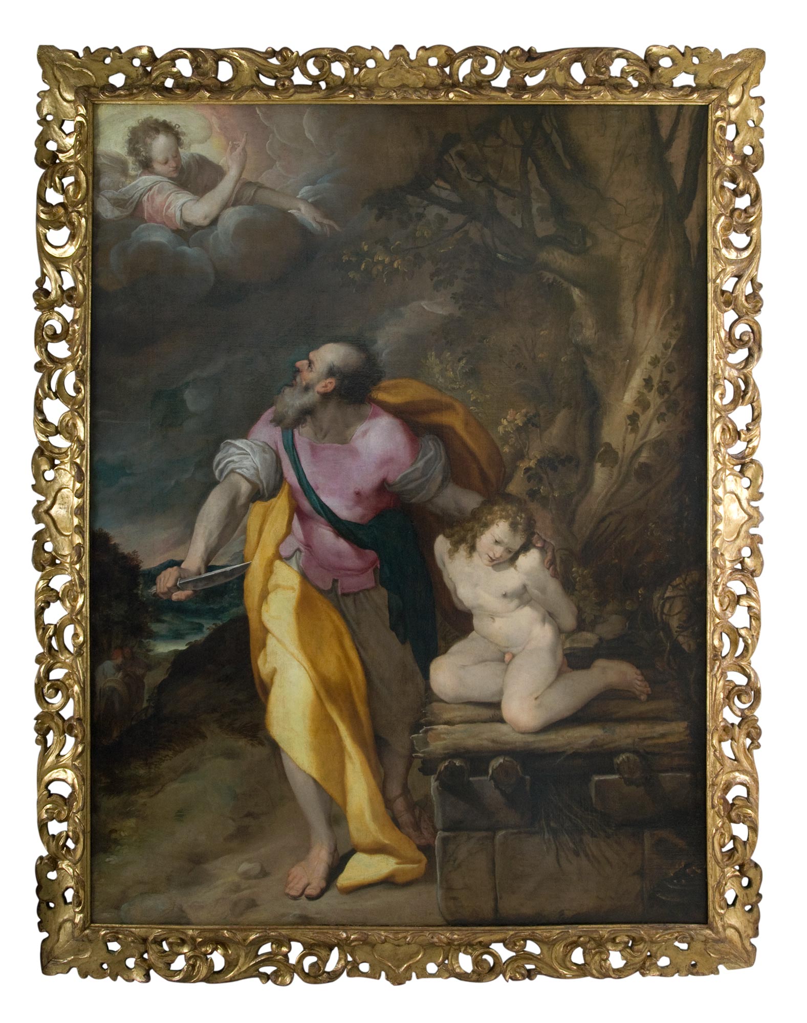 Camillo Procaccini, Sacrificio di Isacco (1585 Â– 1590 circa; olio su tela, 226 x 174 cm; Varallo, Pinacoteca, Collezione Remogna)
