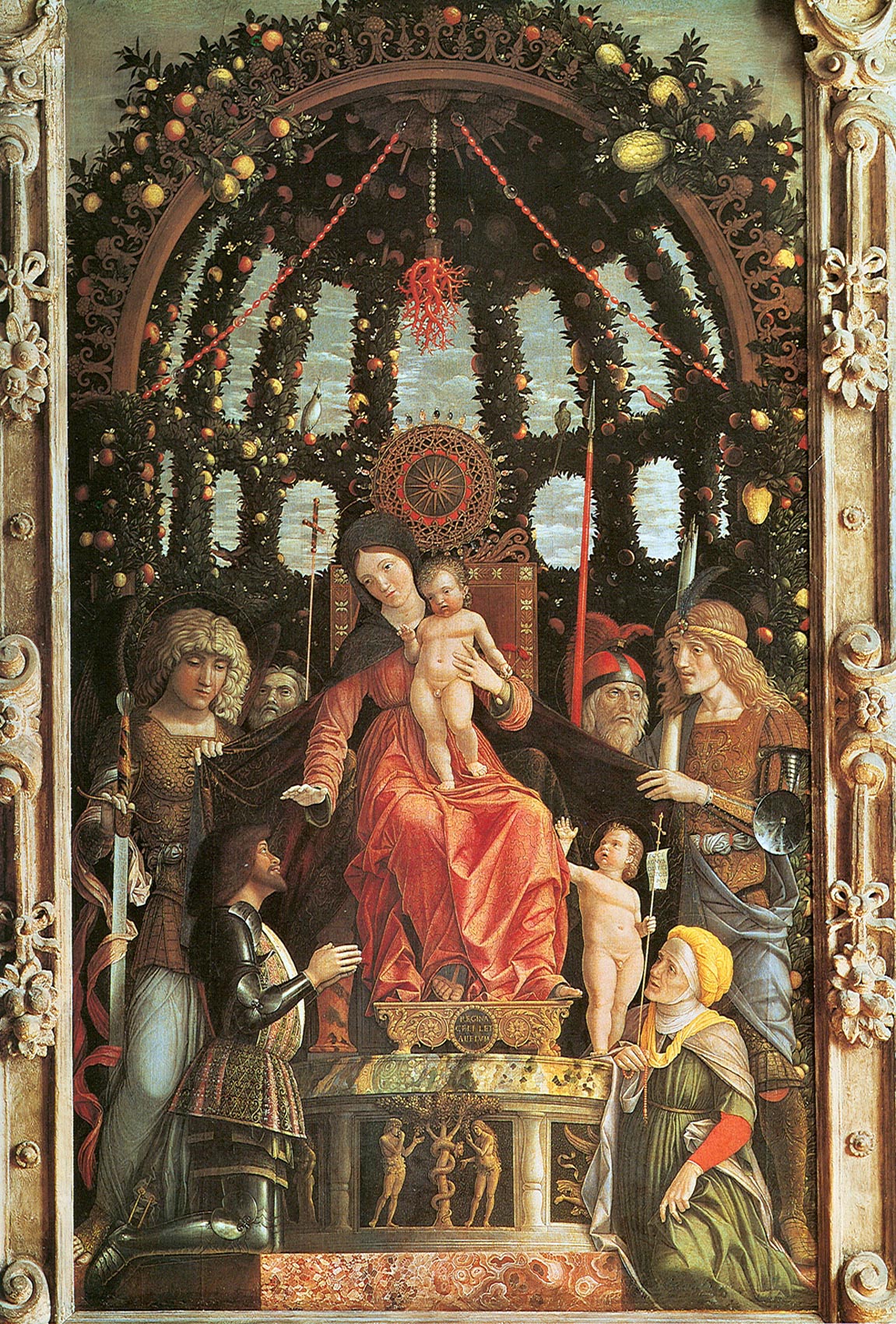 Andrea Mantegna, Madonna della Vittoria (1496; tempera su tavola, 280 x 166 cm; Parigi, Louvre)
 Andrea Mantegna, Madonna della Vittoria (1496; tempera su tavola, 280 x 166 cm; Parigi, Louvre)
