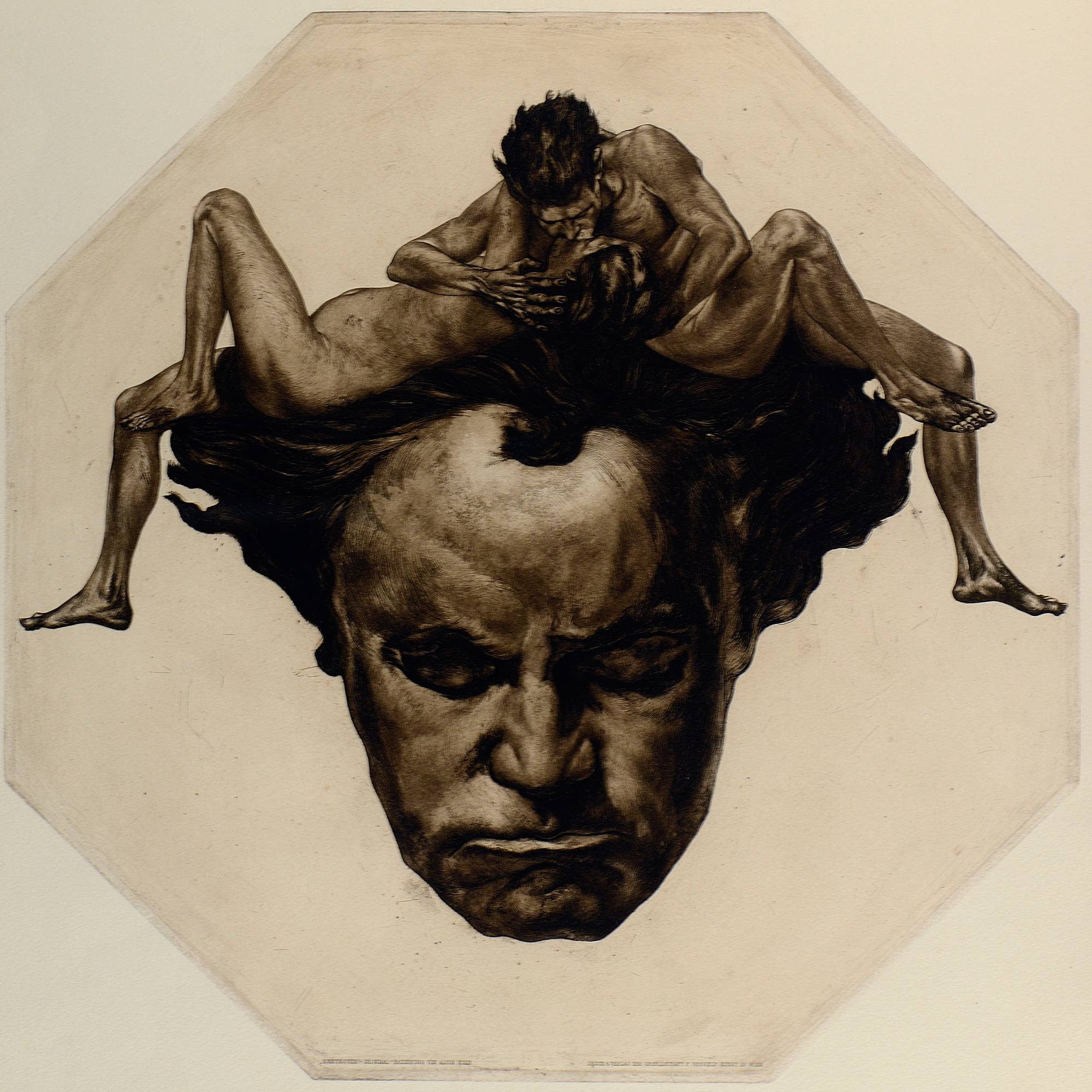 Alois Kolb, Diesen Kuß der ganzen Welt (1909 circa; acquaforte e acquatinta, 425 x 425 mm; Collezione Emanuele Bardazzi)
 Alois Kolb, Diesen Kuß der ganzen Welt (1909 circa; acquaforte e acquatinta, 425 x 425 mm; Collezione Emanuele Bardazzi)