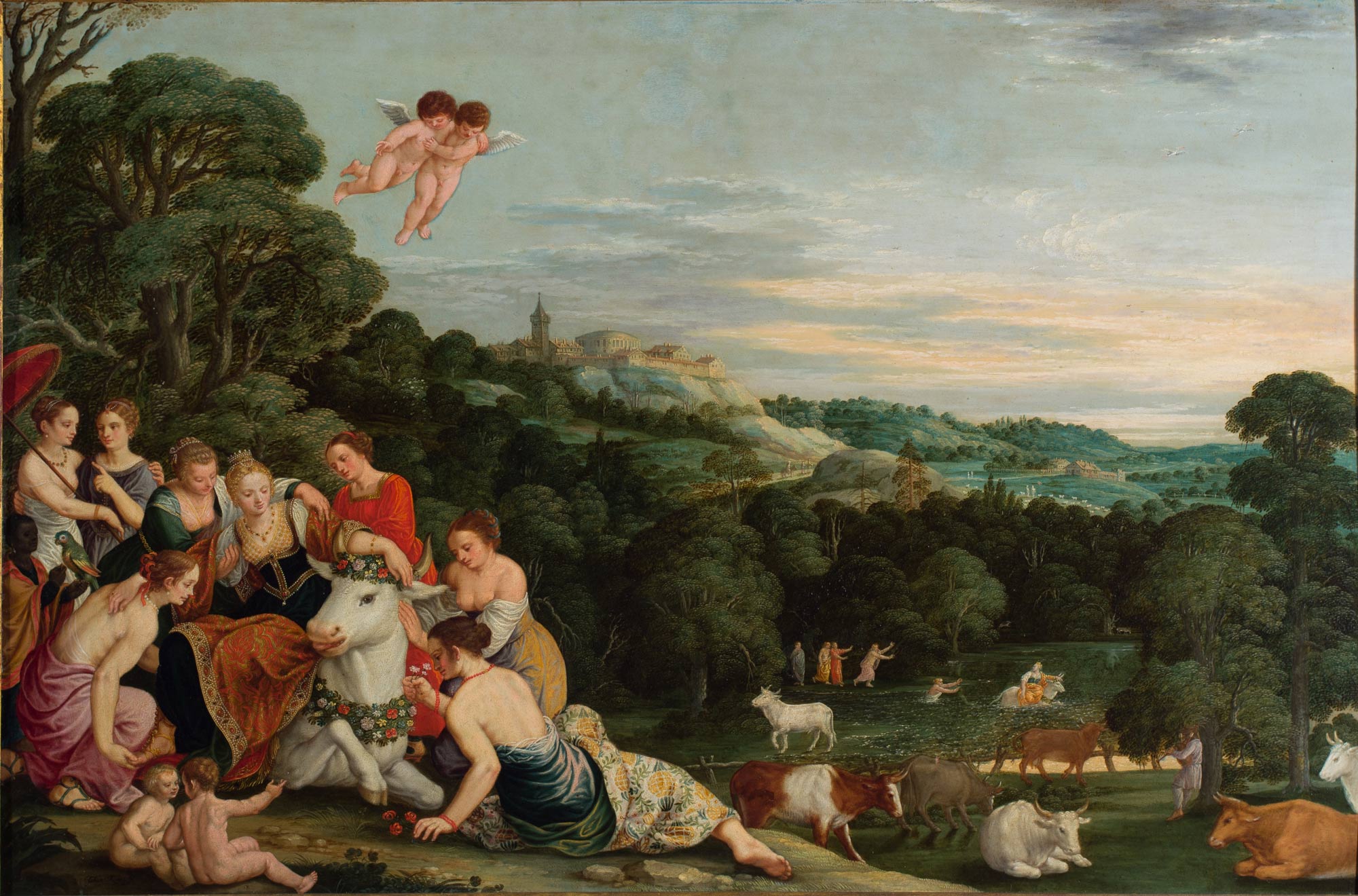 Johann Koenig, Ratto d'Europa (Siena, Collezione Piccolomini Spannocchi)
