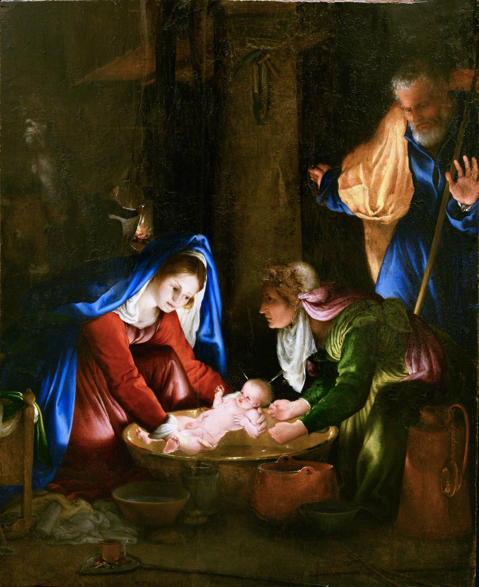 Lorenzo Lotto, NativitÃ  (Siena, Collezione Piccolomini Spannocchi)
