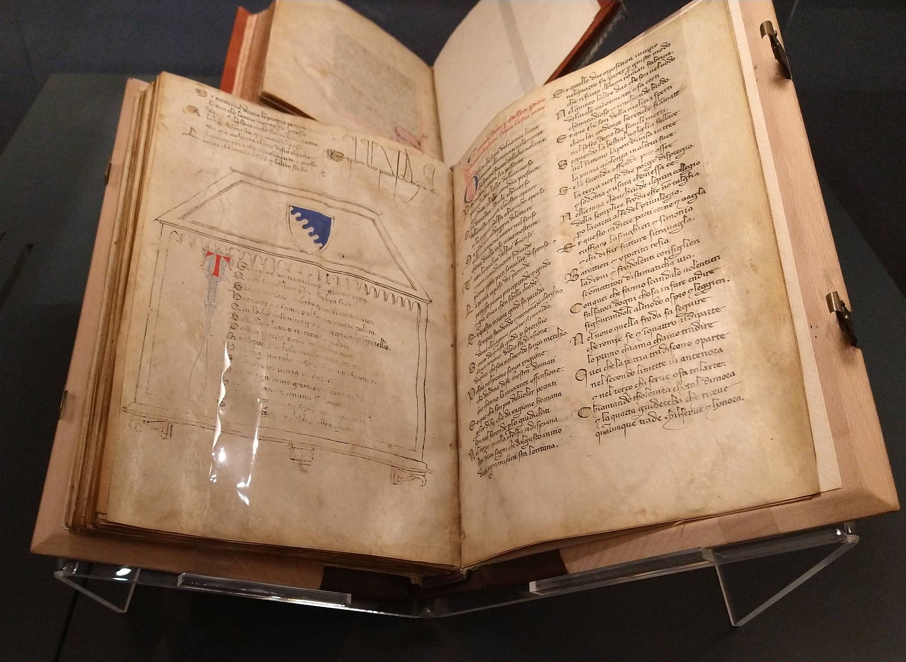 Manoscritto con testi danteschi (Firenze, Biblioteca Nazionale Centrale, Conventi Soppressi C.3.1262 f. 101v: sepolcro ed epitaffio di Dante)
 Manoscritto con testi danteschi (Firenze, Biblioteca Nazionale Centrale, Conventi Soppressi C.3.1262 f. 101v: sepolcro ed epitaffio di Dante)