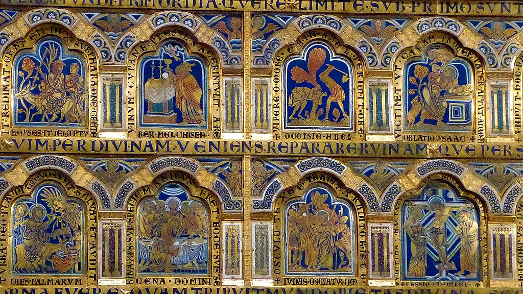 Altare di Klosterneuburg, dettagli
