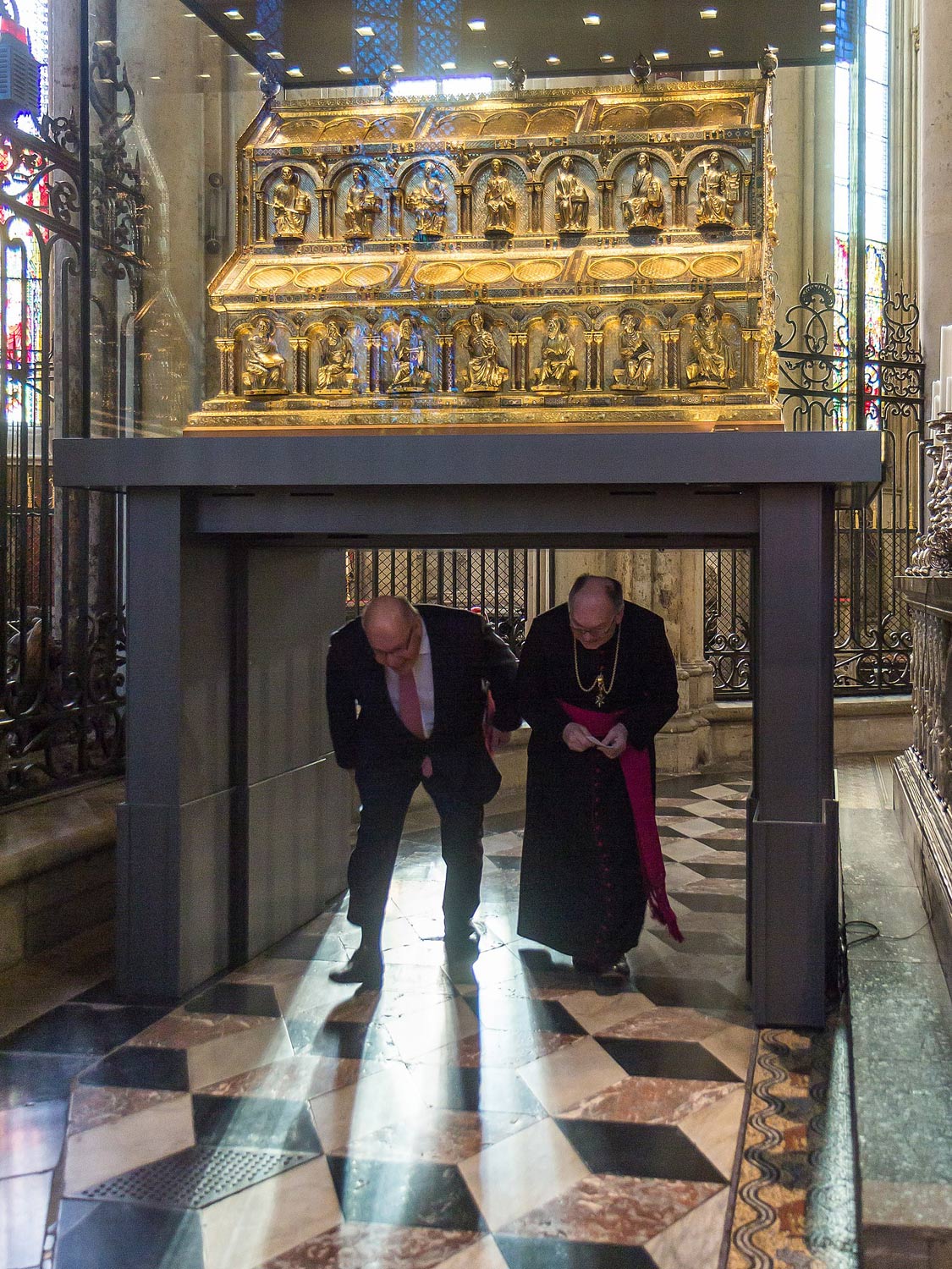 Il reliquiario dei magi nel Duomo di Colonia
