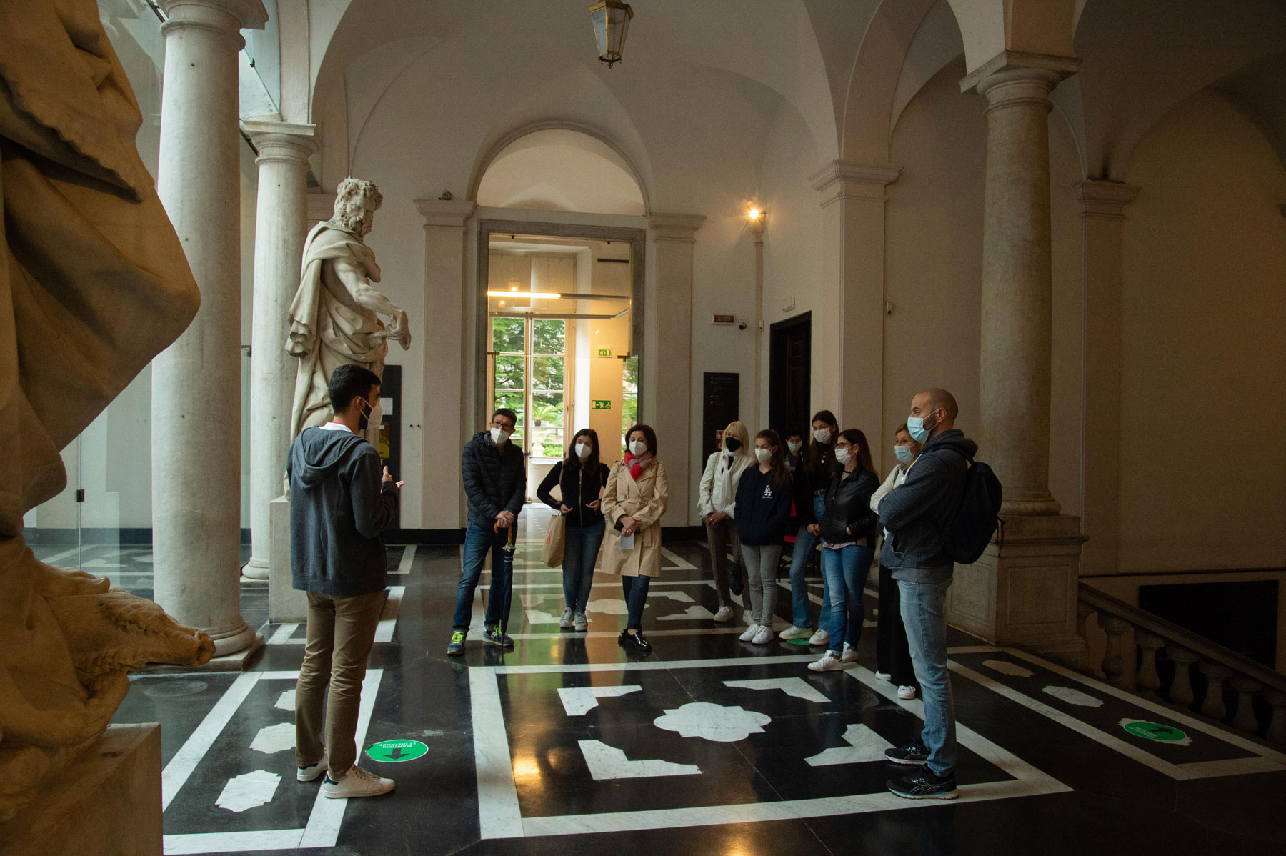 Pubblico all'edizione primavera 2021 dei Rolli Days (Palazzo Bianco). © Stefano Bucciero
