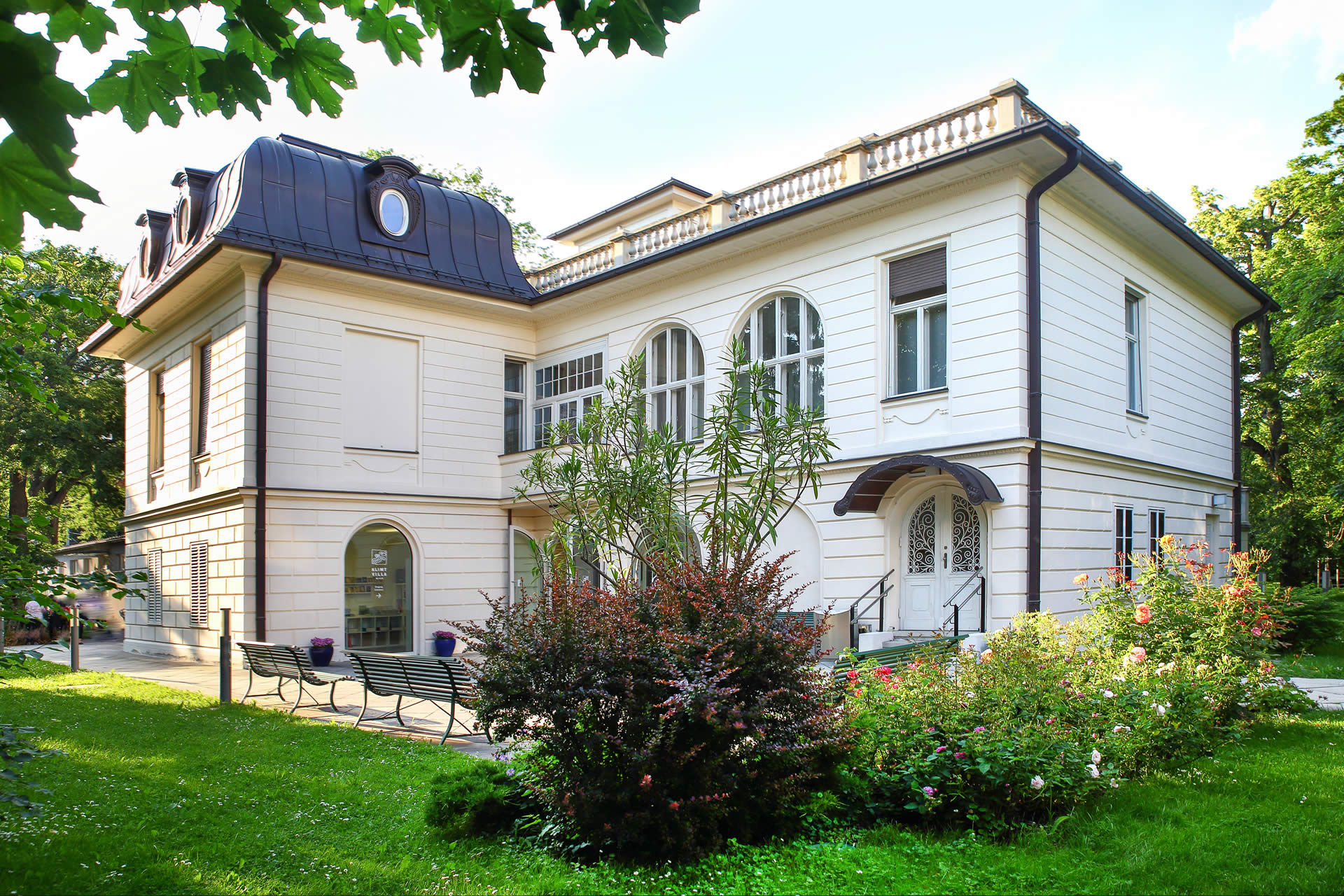 La villa di Klimt. Foto Klimt Villa
