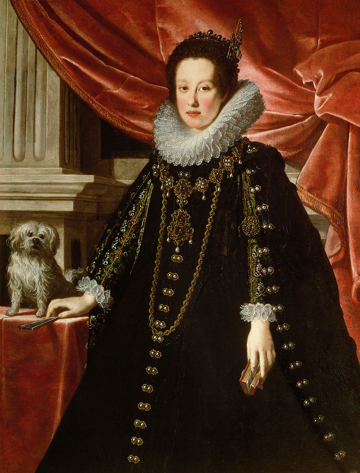 Justus Suttermans, Anna de' Medici (1630 circa; olio su tela, 129 x 100 cm; Innsbruck, Castello di Ambras)
