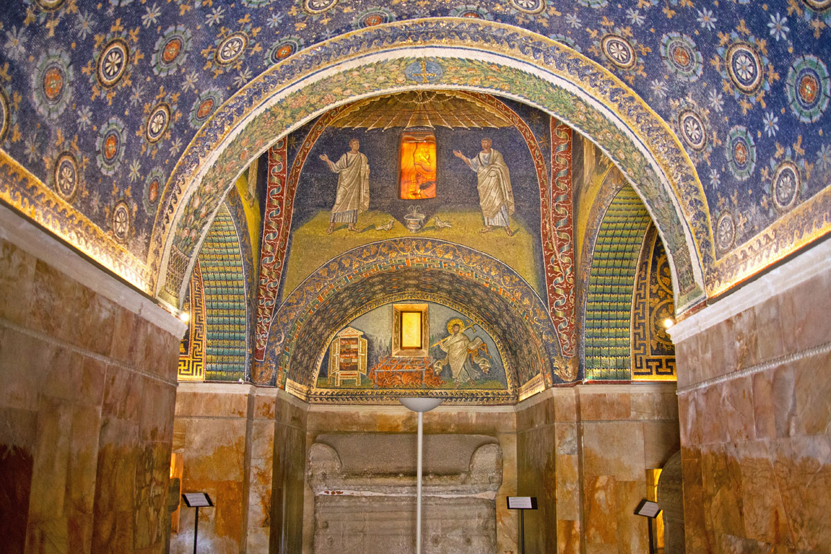 Il mausoleo di Galla Placidia. Foto Comune di Ravenna
