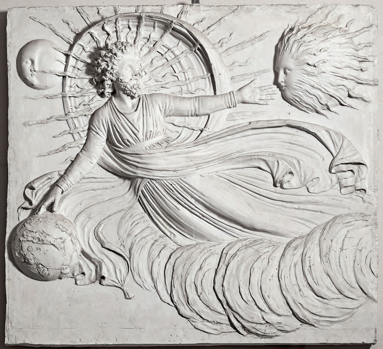 Antonio Canova, La Creazione del Mondo (1820-1822 circa; gesso, 104 x 116 cm; Possagno, Fondazione Canova onlus)
