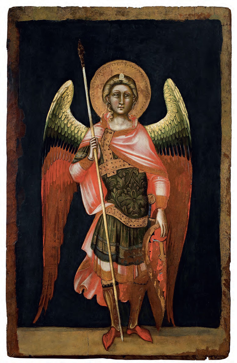 Guariento di Arpo, Angelo dei Principati (1351-1354; tempera su tavola, 90 × 58 cm; Padova, Museo d’Arte Medievale e Moderna)
