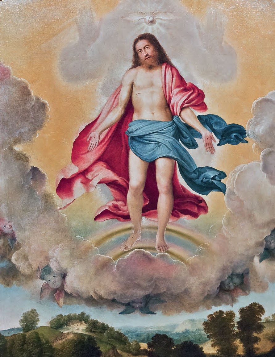 Lorenzo Lotto, Trinità (1519-1520; olio su tela, 175 x 124 cm; Bergamo, chiesa di Sant’Alessandro della Croce, in deposito presso il Museo Adriano Bernareggi)
