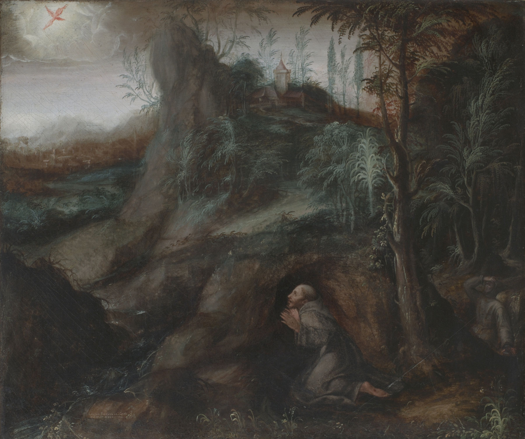 Lavinia Fontana, San Francesco riceve le stimmate (1579; olio su tela, 63 x 75 cm; Bologna, Seminario Arcivescovile, F7Z0068 - F7Z0069)
 Lavinia Fontana, San Francesco riceve le stimmate (1579; olio su tela, 63 x 75 cm; Bologna, Seminario Arcivescovile, F7Z0068 - F7Z0069)