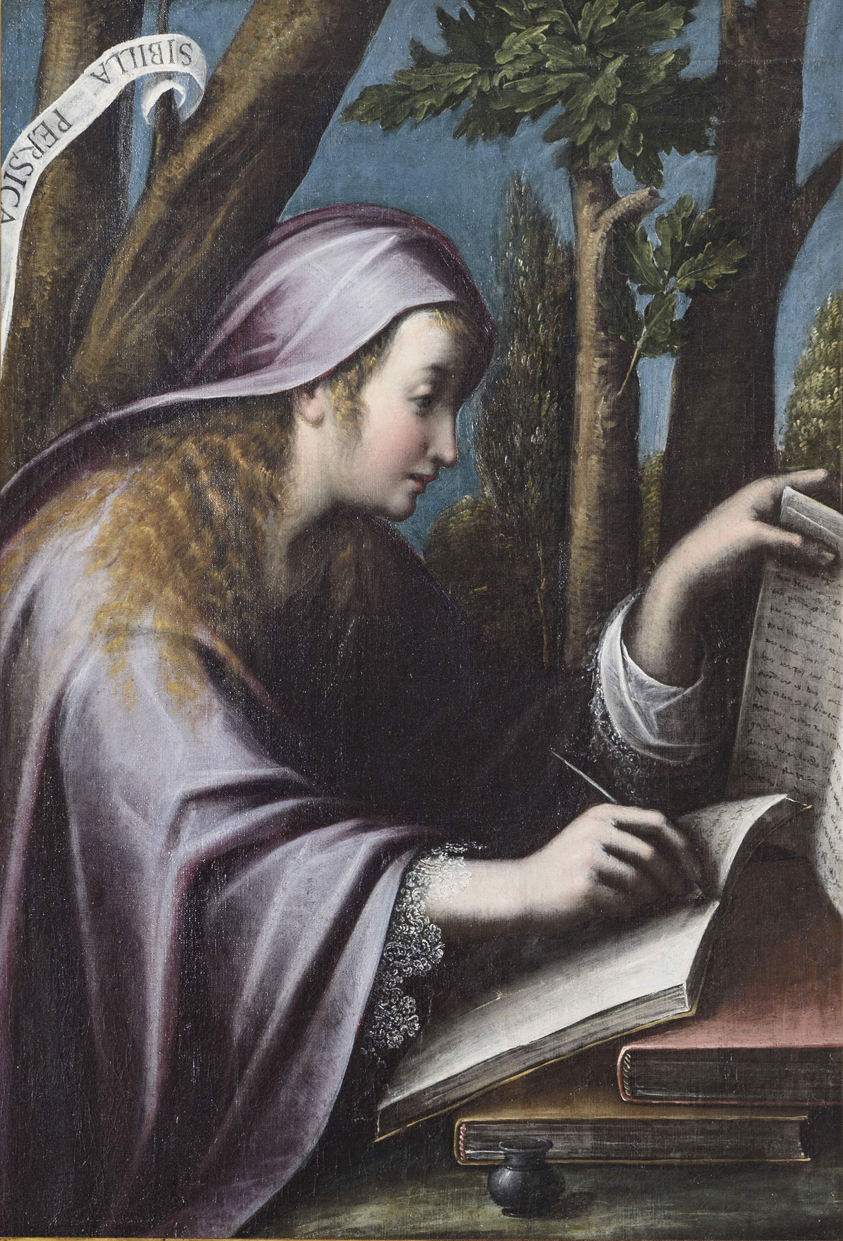 Orsola Maddalena Caccia, Sibilla persica (1640-1650 circa; olio su tela, 110 x 78,5 cm; Asti, collezione Fondazione Cassa di Risparmio di Asti)
 Orsola Maddalena Caccia, Sibilla persica (1640-1650 circa; olio su tela, 110 x 78,5 cm; Asti, collezione Fondazione Cassa di Risparmio di Asti)