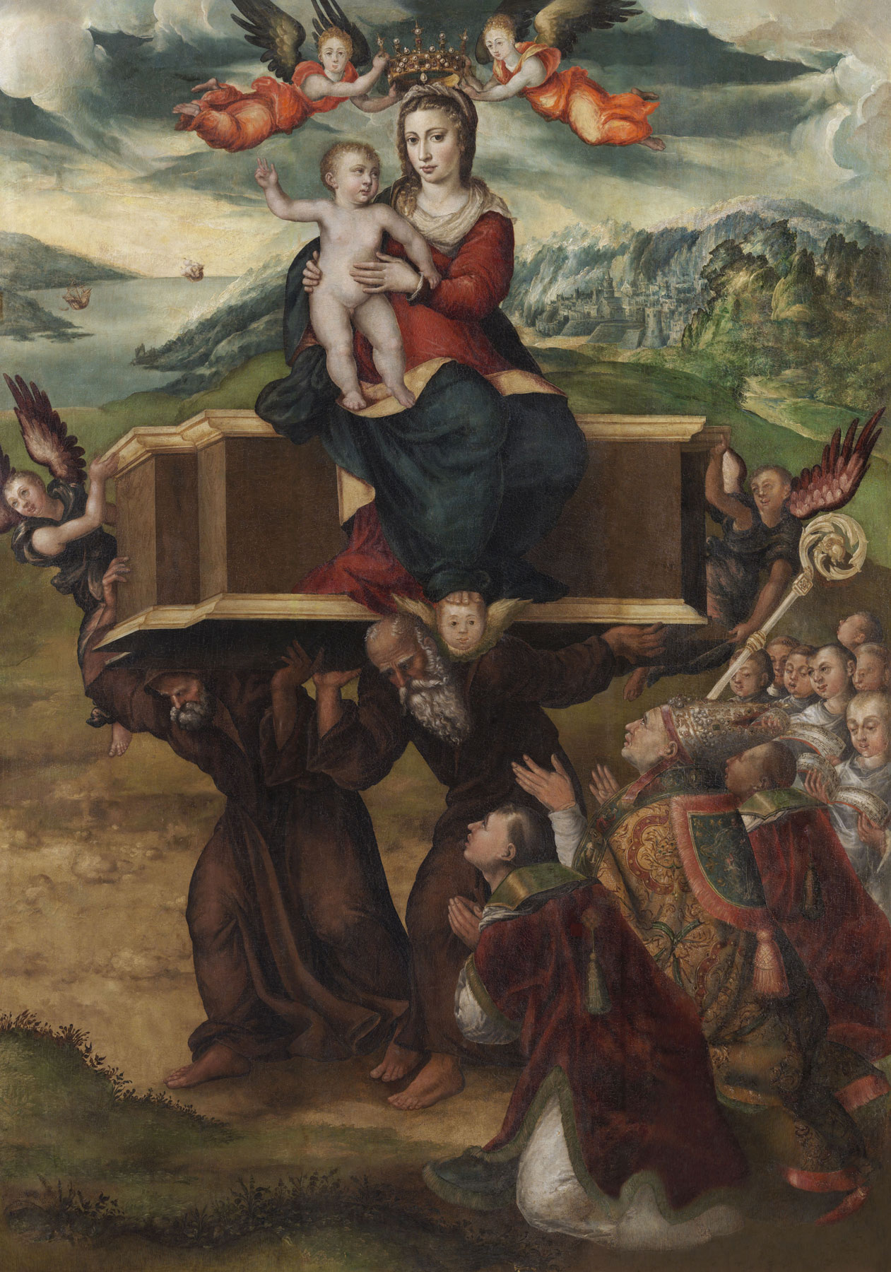 Sofonisba Anguissola, Madonna dell’Itria (1578-1579; olio su tavola, 239,5 x 170 cm; Paternò, parrocchia Santa Maria dell’Alto, chiesa dell’ex monastero della Santissima Annunziata)
 Sofonisba Anguissola, Madonna dell’Itria (1578-1579; olio su tavola, 239,5 x 170 cm; Paternò, parrocchia Santa Maria dell’Alto, chiesa dell’ex monastero della Santissima Annunziata)