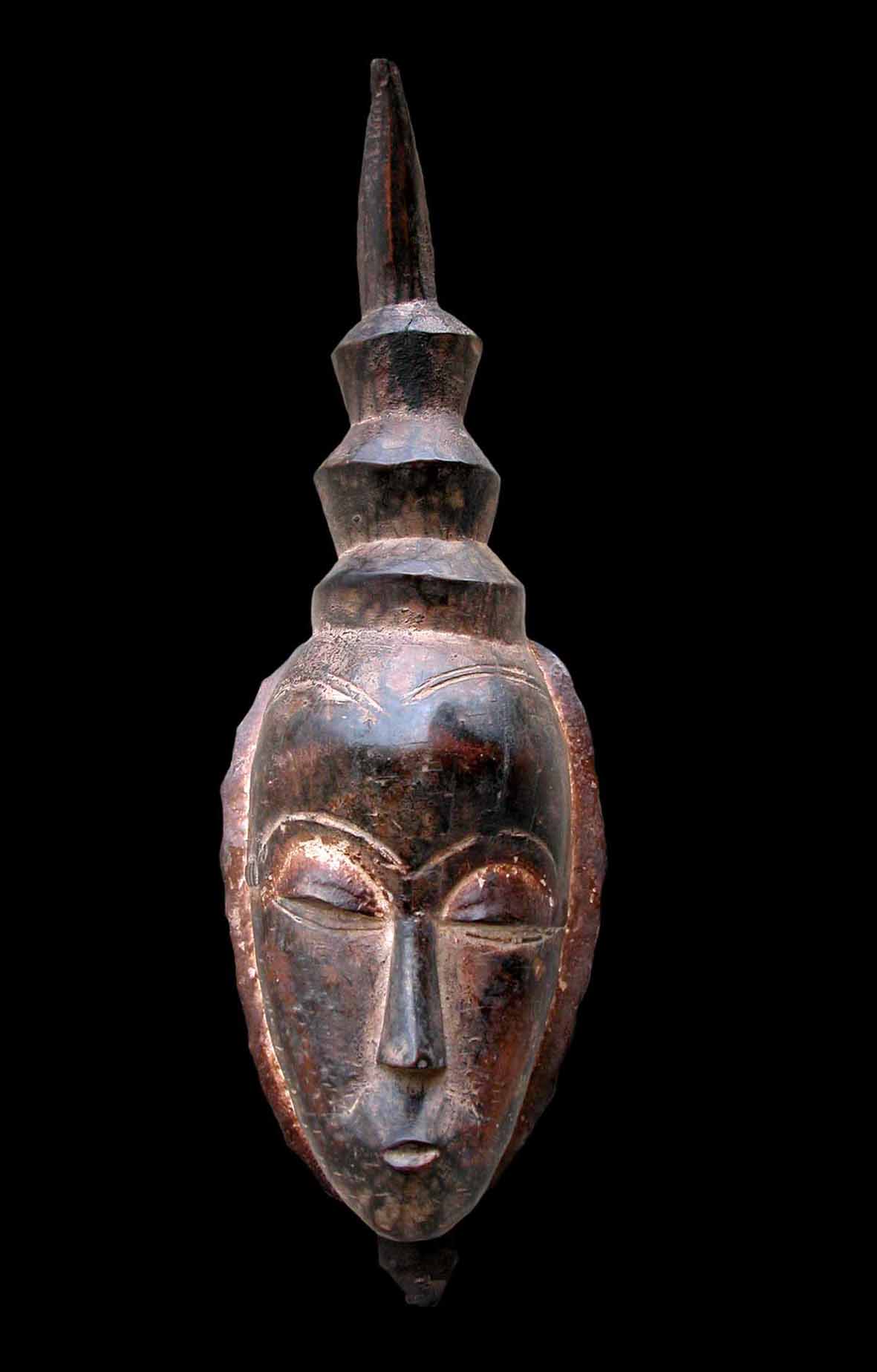 Maschera africana Gouro, Costa d'Avorio (Collezione privata Marcello Lattari)
