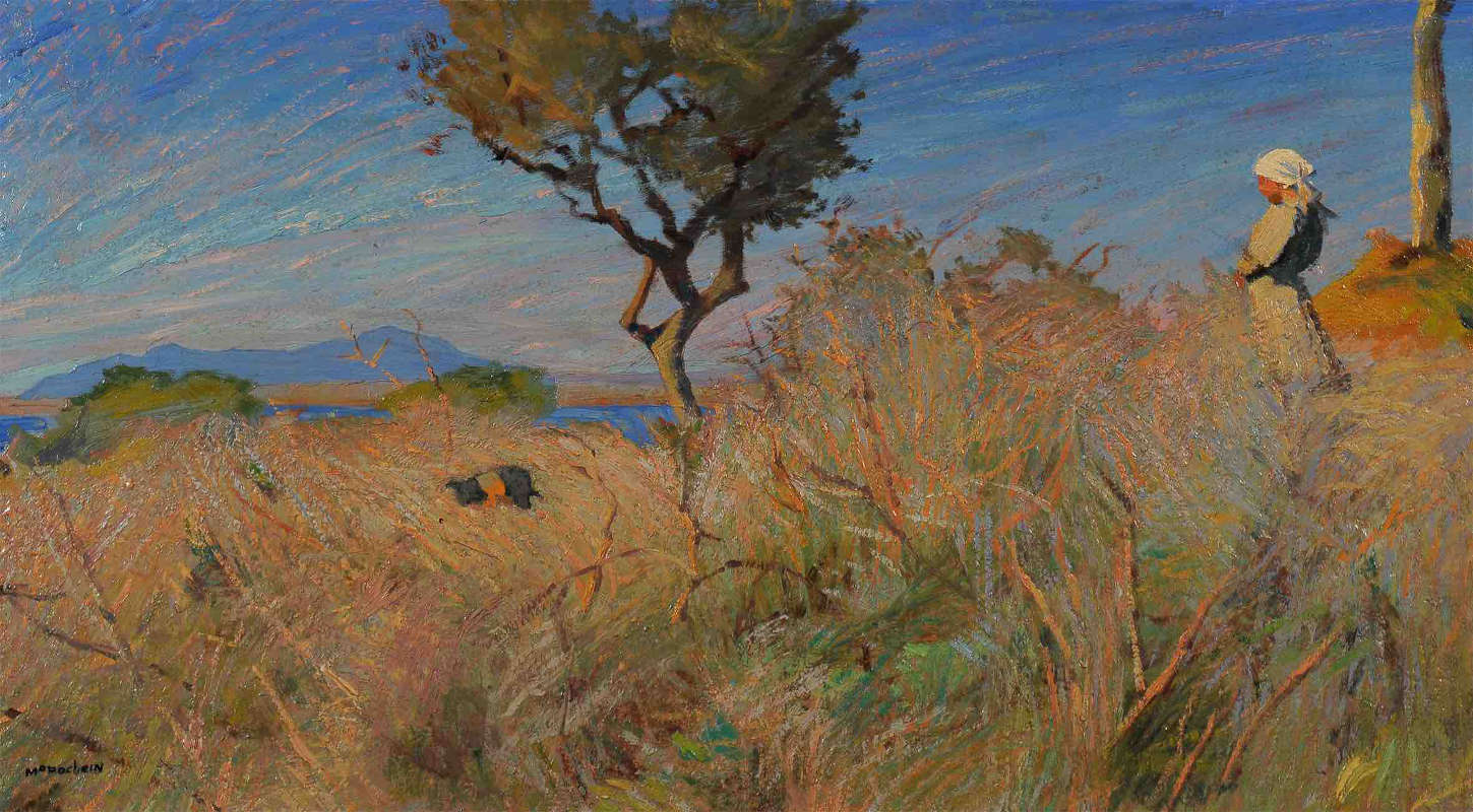 Mario Puccini, Guardiana di porci (olio su tavola, collezione Rangoni)
 Mario Puccini, Guardiana di porci (olio su tavola, collezione Rangoni)