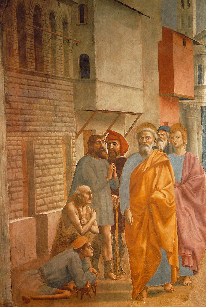 Masaccio, San Pietro risana con l'ombra
