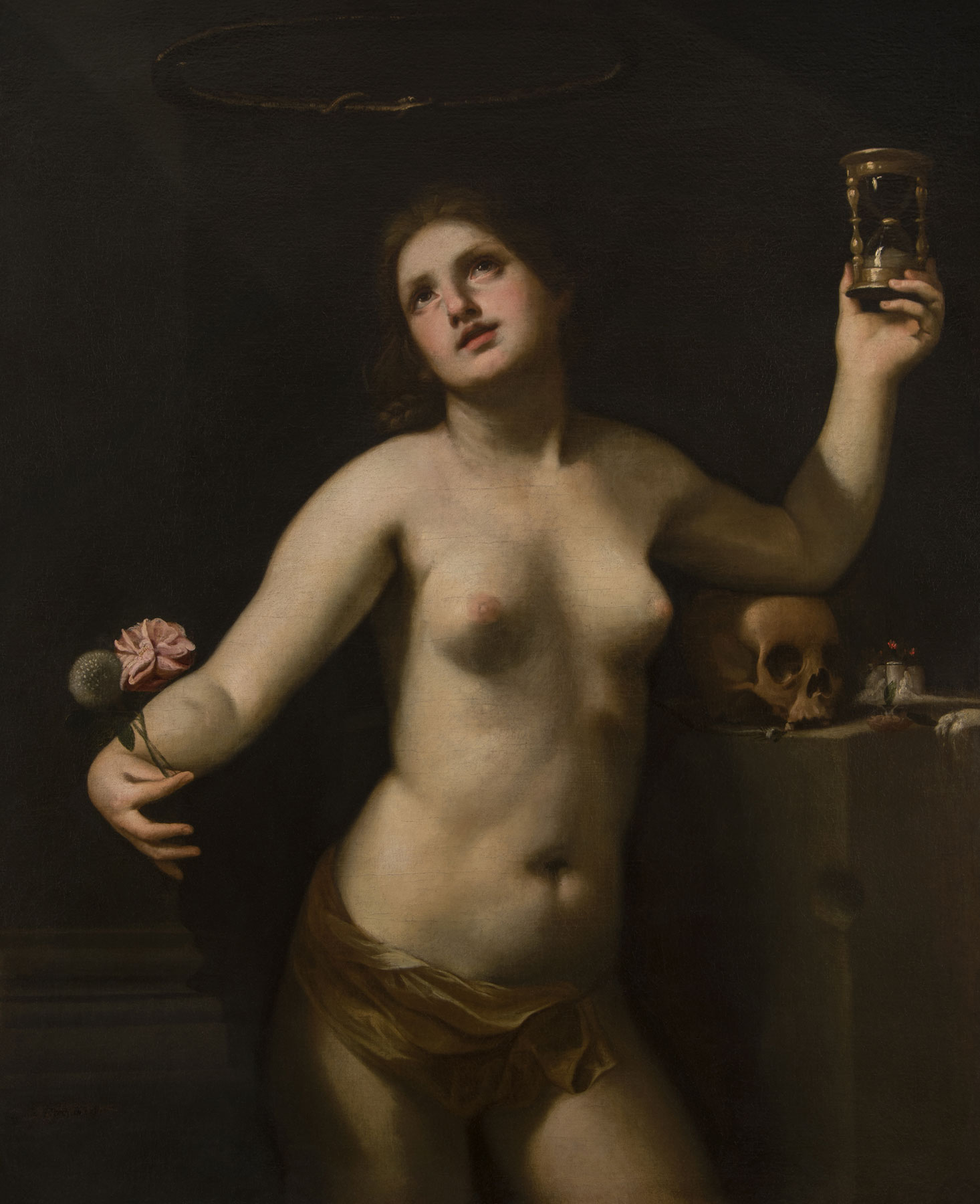 Guido Cagnacci, Allegoria del Tempo (o della vita umana) (1650 circa; olio su tela, 118,2 x 95,3 cm; Lampronti Gallery)
 Guido Cagnacci, Allegoria del Tempo (o della vita umana) (1650 circa; olio su tela, 118,2 x 95,3 cm; Lampronti Gallery)
