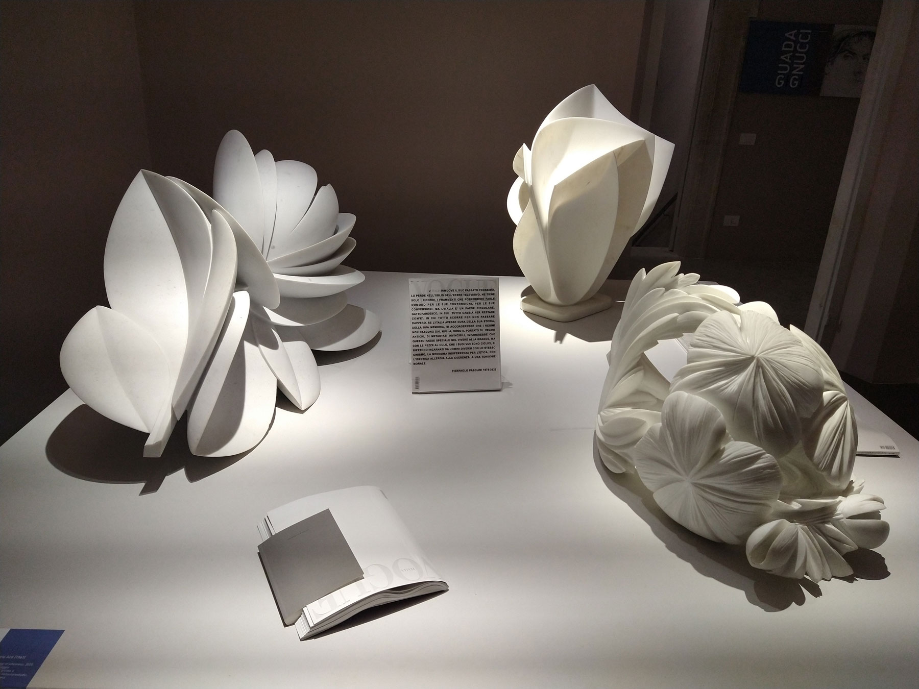 Veduta della mostra Carta Bianca. Una nuova storia
