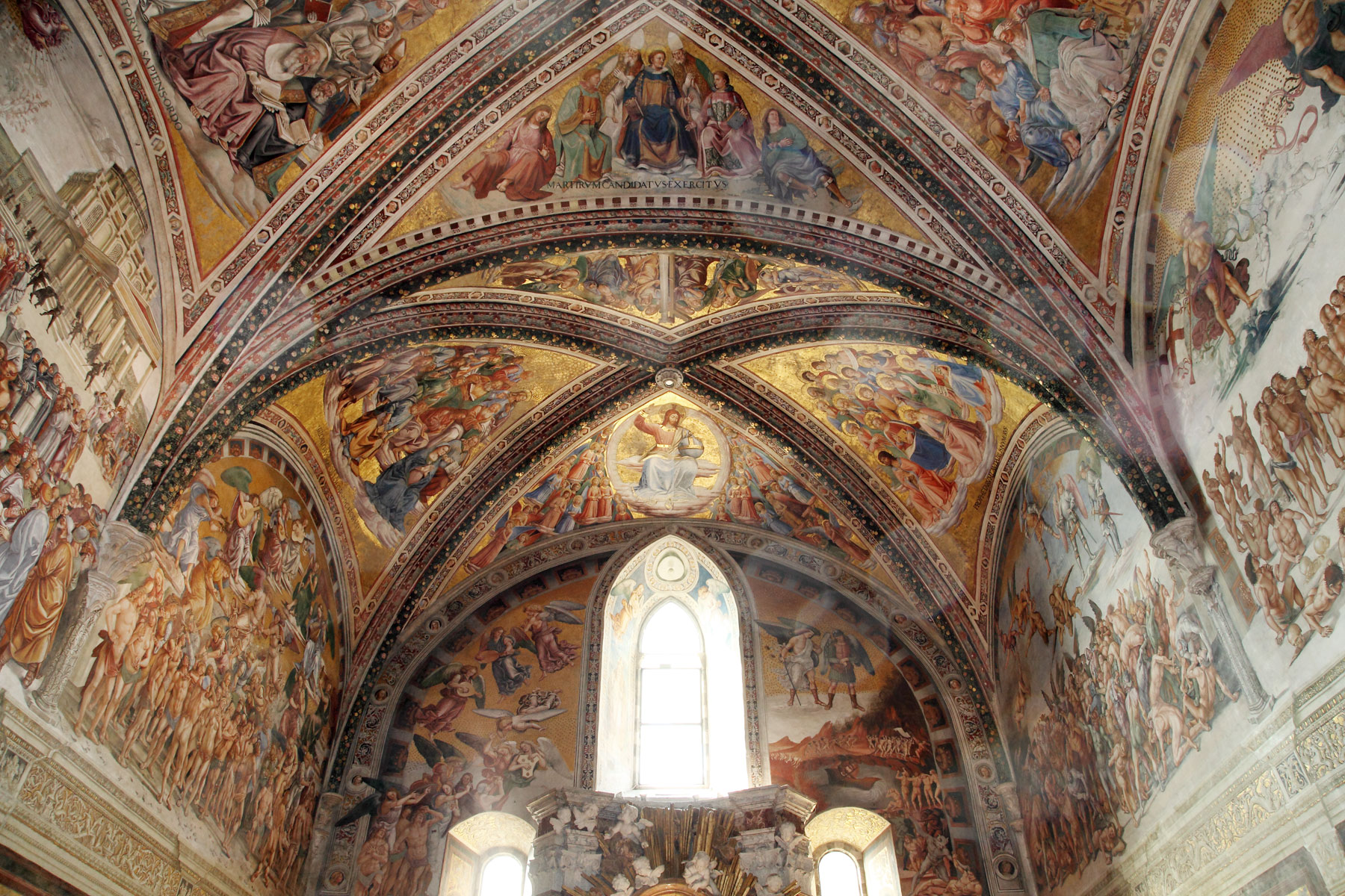 Veduta della Cappella di San Brizio
