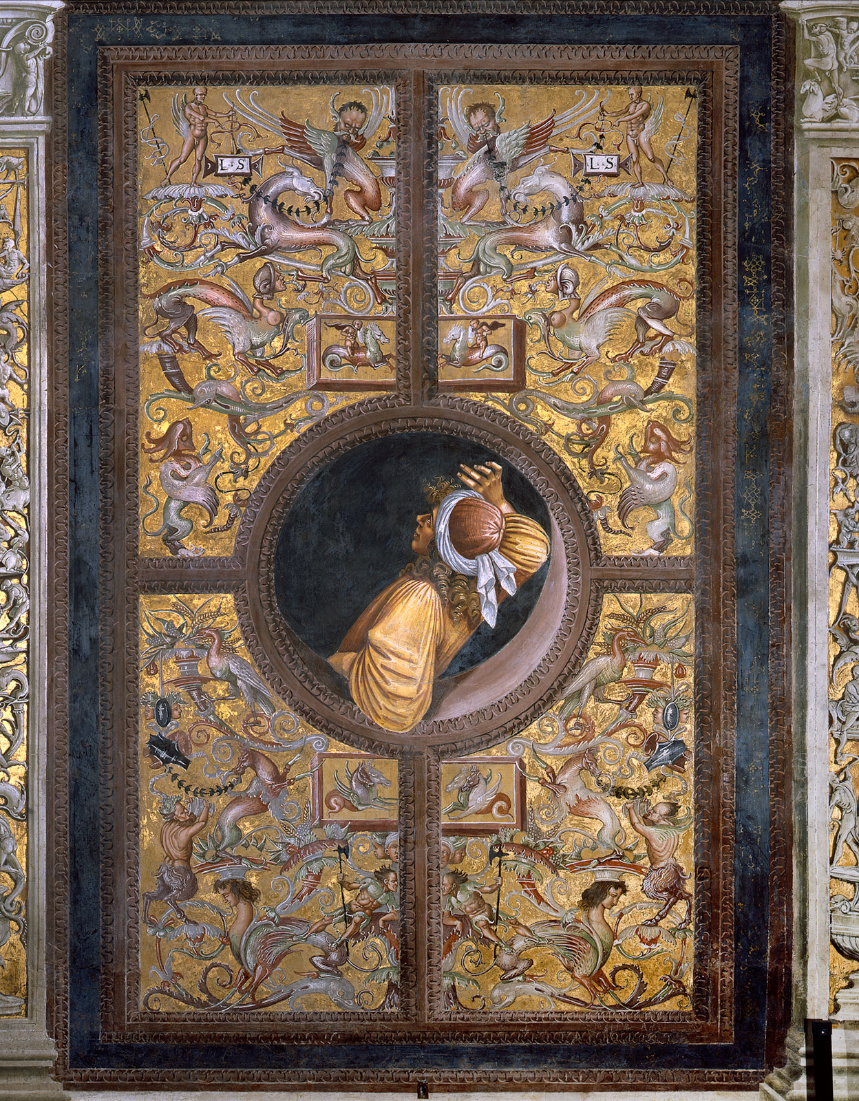 Luca Signorelli, Empedocle (1499-1504; affresco; Orvieto, Duomo, Cappella Nova)
