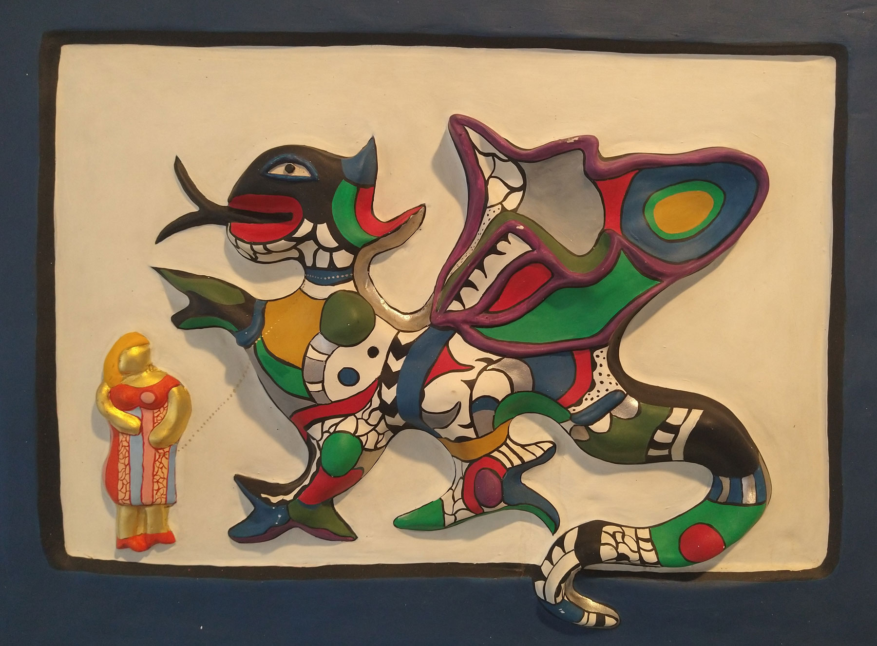 Niki de Saint Phalle, La Force (1985; poliestere dipinto; Collezione privata)
