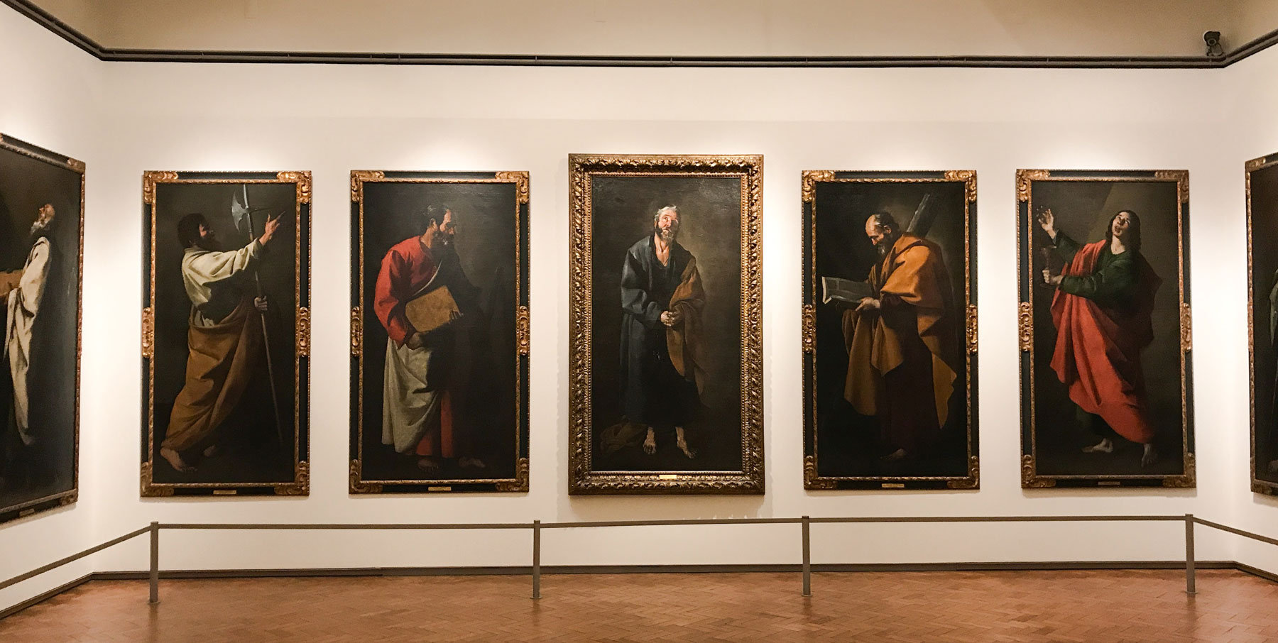 Gli apostoli di Francisco de ZurbarÃ¡n e bottega (1633)
