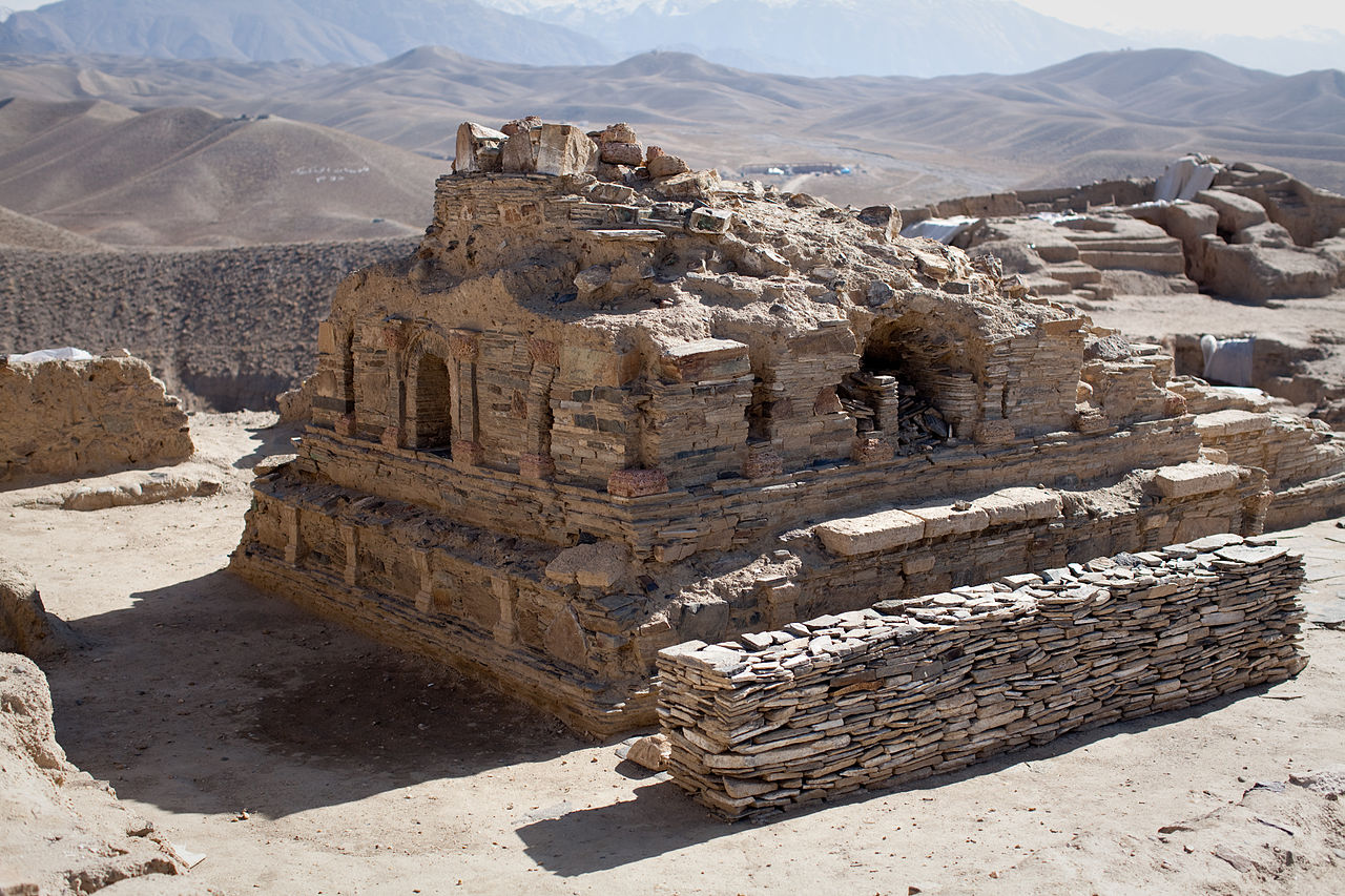 Tempio buddhista di Mes Aynak. Foto di James Starkey
