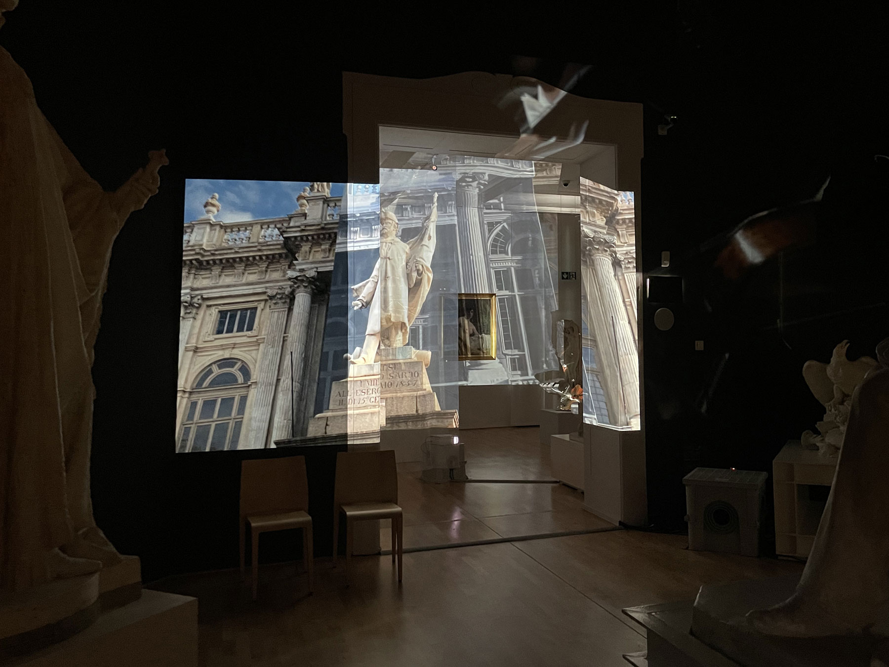 Adriano Kestenholz, Vincenzo Vela. Il sogno della materia, veduta dell'installazione
