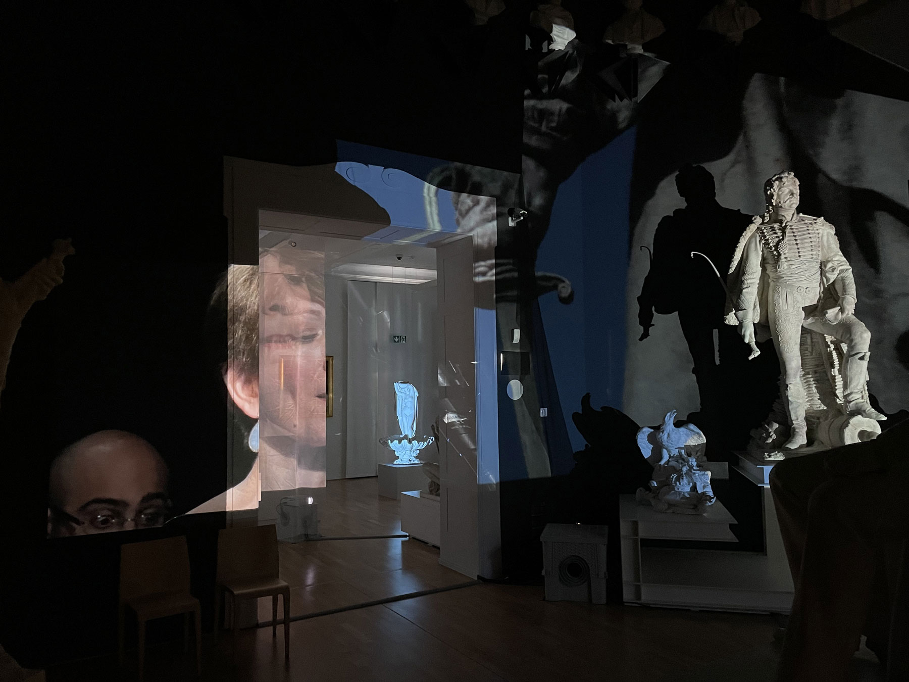 Adriano Kestenholz, Vincenzo Vela. Il sogno della materia, veduta dell'installazione
