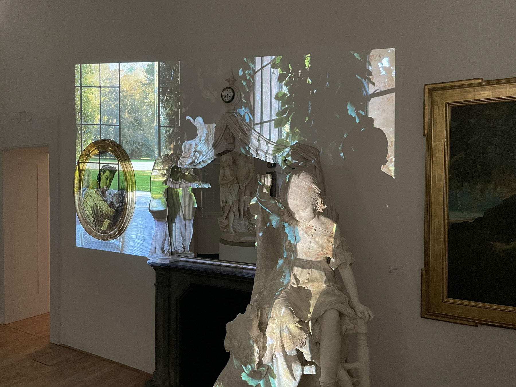 Adriano Kestenholz, Vincenzo Vela. Il sogno della materia, veduta dell'installazione
