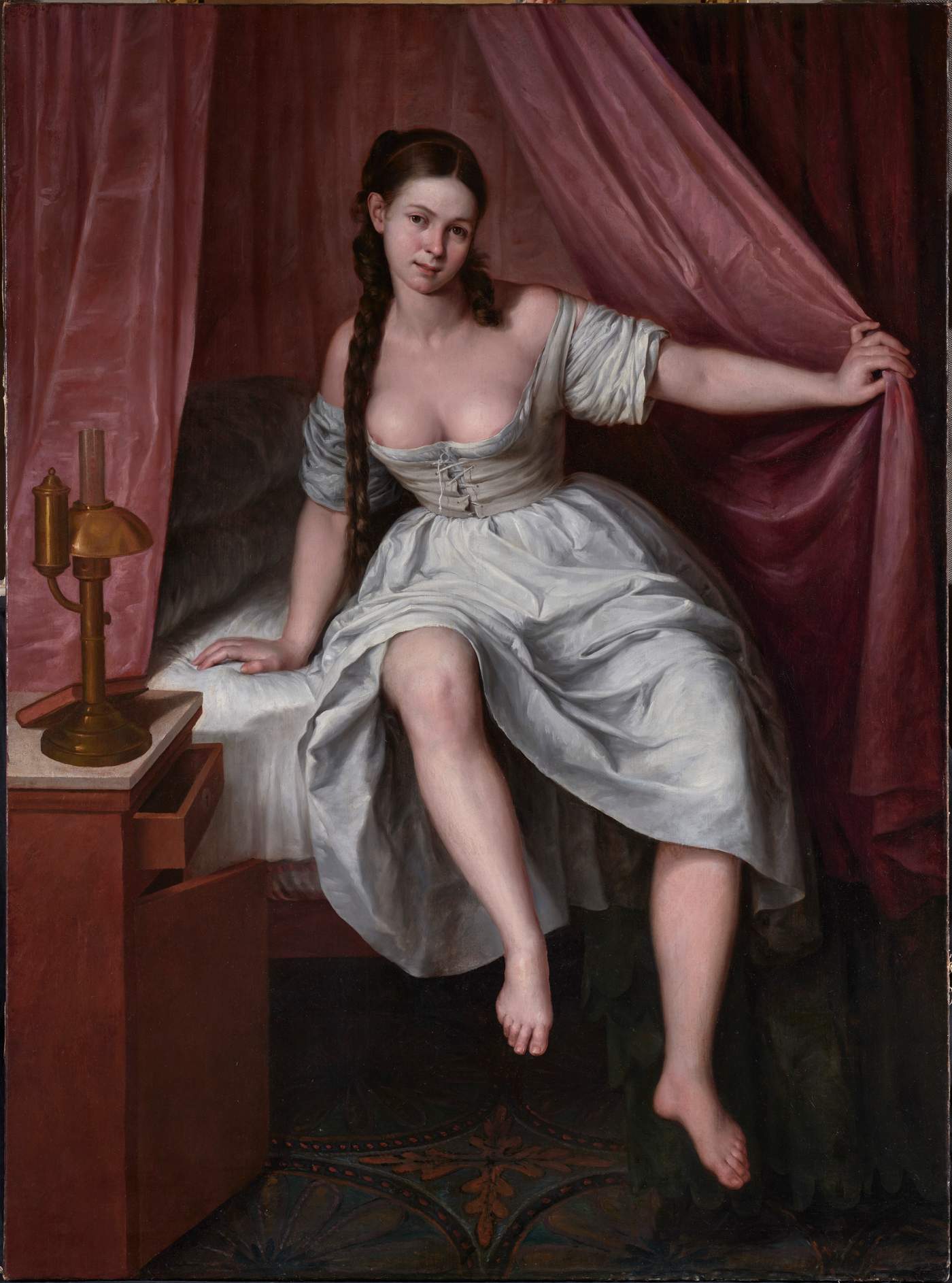 Antonio María Esquivel y Suárez de Urbina, Giovane seduta sul letto
