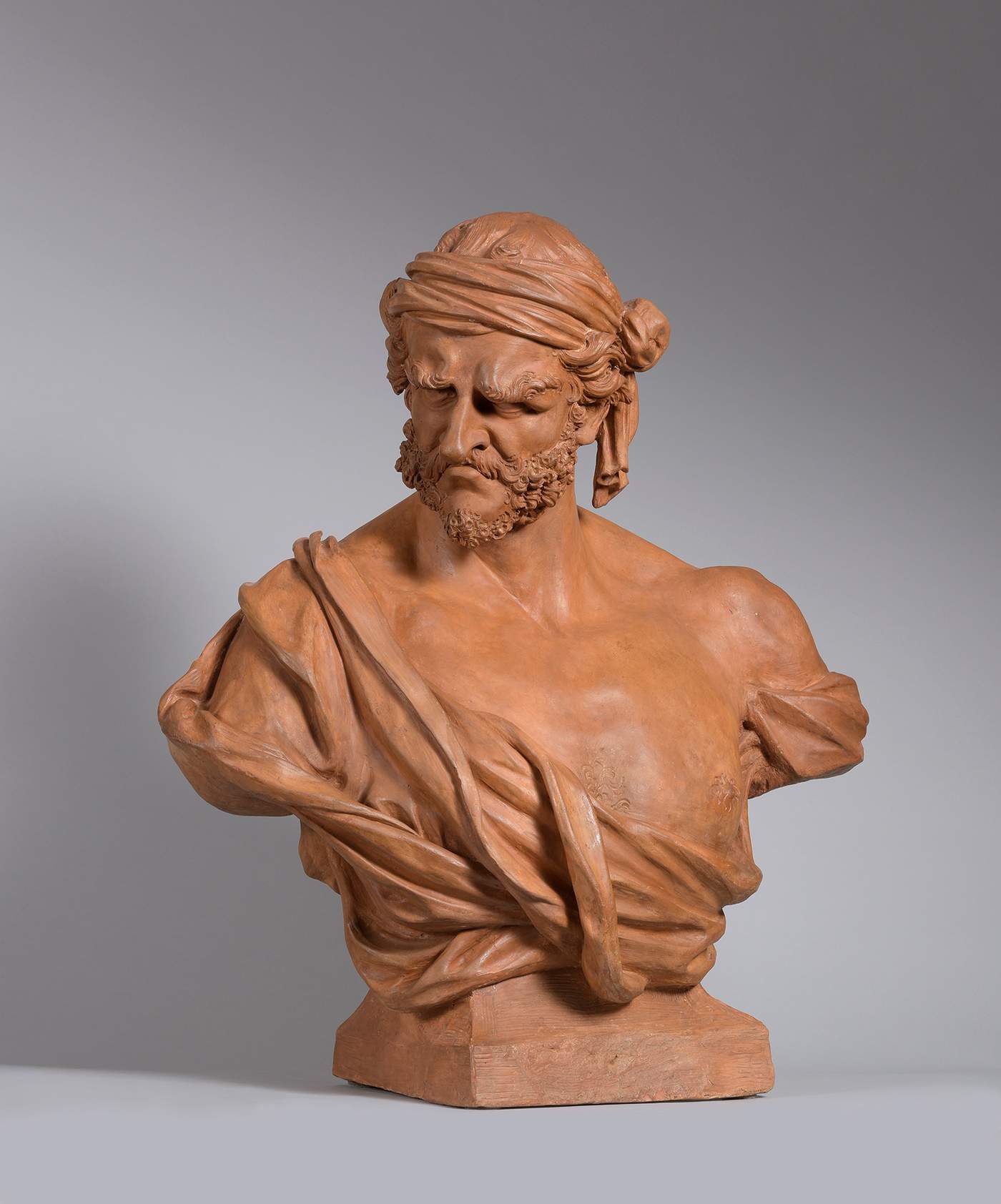 Giusto Le Court, Busto maschile (1660 circa; terracotta, altezza 78 cm)
