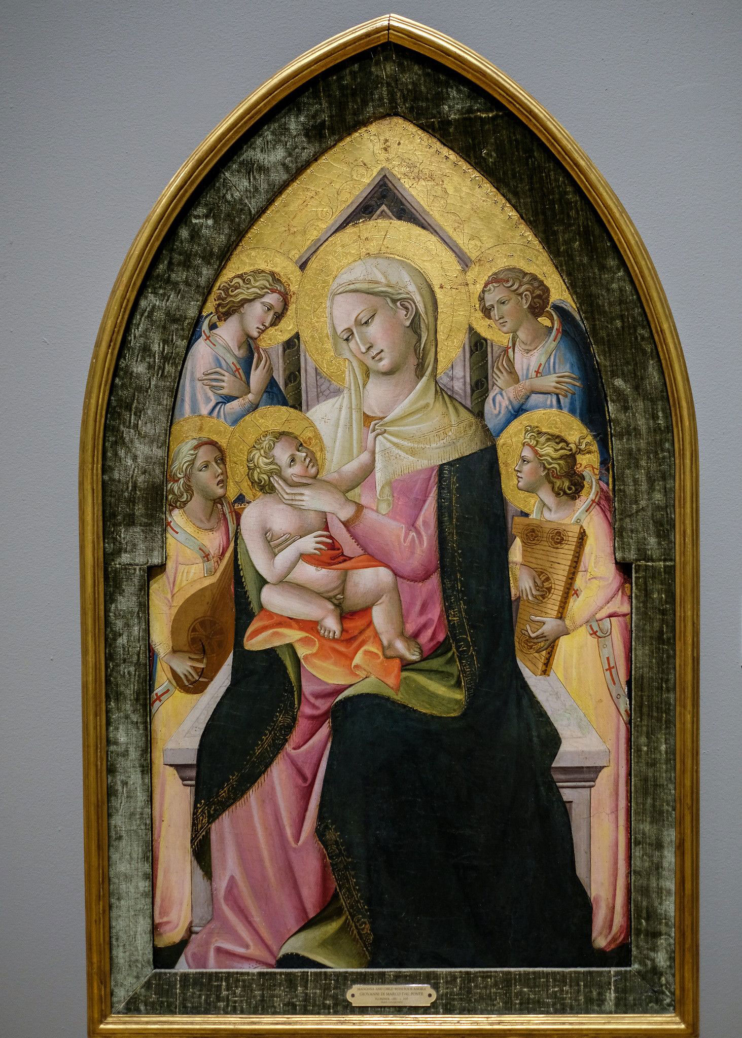 Giovanni dal Ponte, Madonna con Bambino e angeli (1430-1435 circa; tempera su tavola, 118,7 x 67,9 cm; San Francisco, De Young Memorial Museum)
 Giovanni dal Ponte, Madonna con Bambino e angeli (1430-1435 circa; tempera su tavola, 118,7 x 67,9 cm; San Francisco, De Young Memorial Museum)