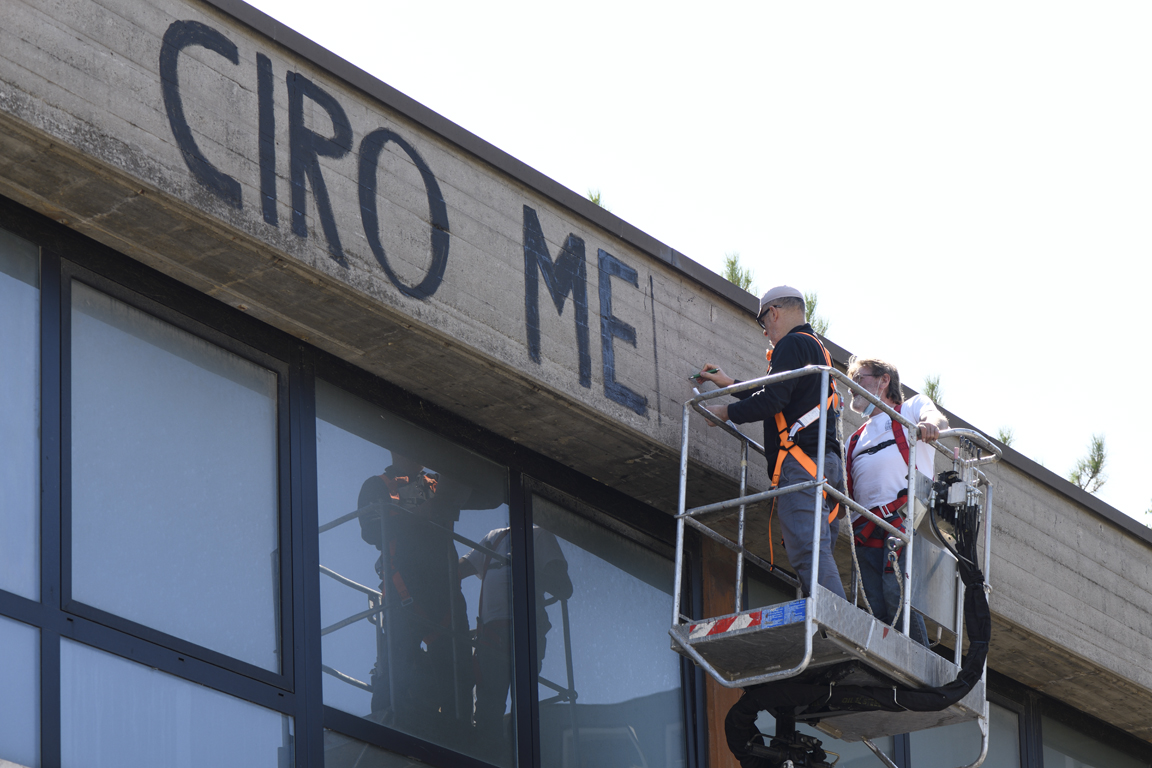 Flavio Favelli al lavoro su Ciro Menotti 1928-1949
