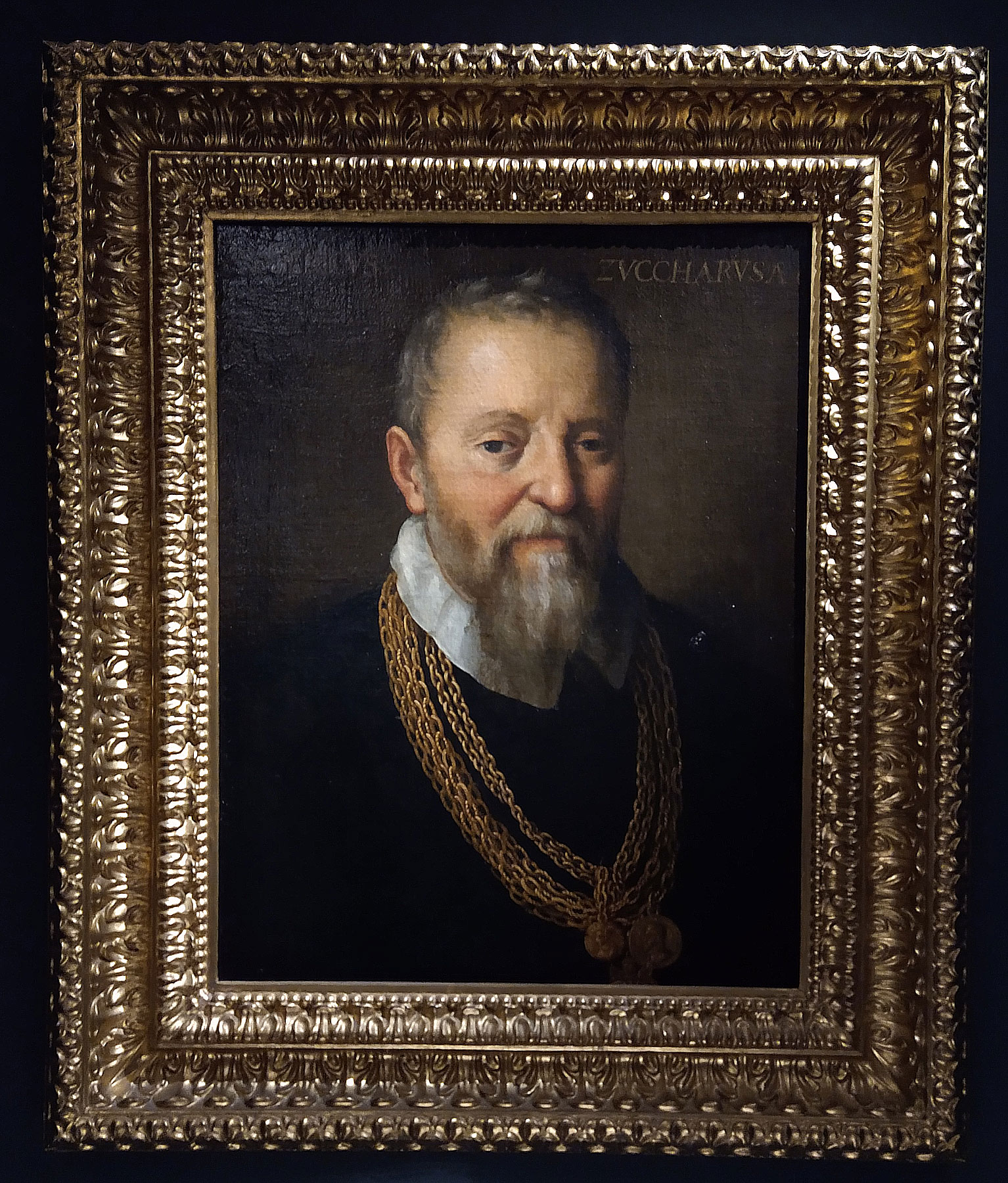 Fede Galizia, Ritratto di Federico Zuccari (1604; olio su tela, 55,5 x 43 cm; Firenze, Gallerie degli Uffizi)
