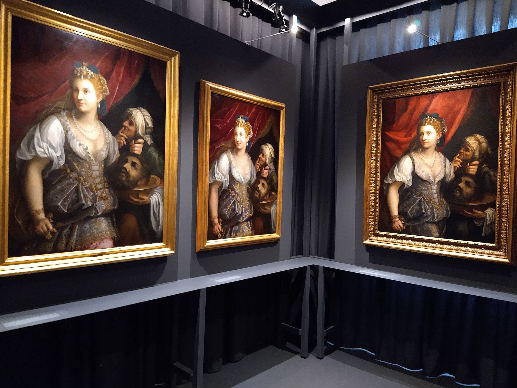 Sala della mostra Fede Galizia. Mirabile pittoressa
