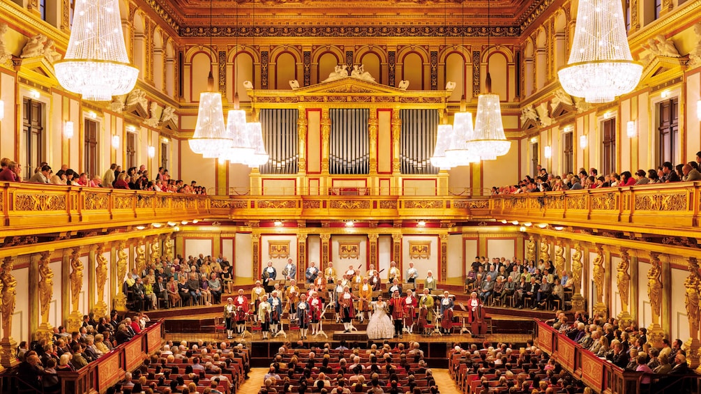 La Sala d'Oro del Musikverein di Vienna
