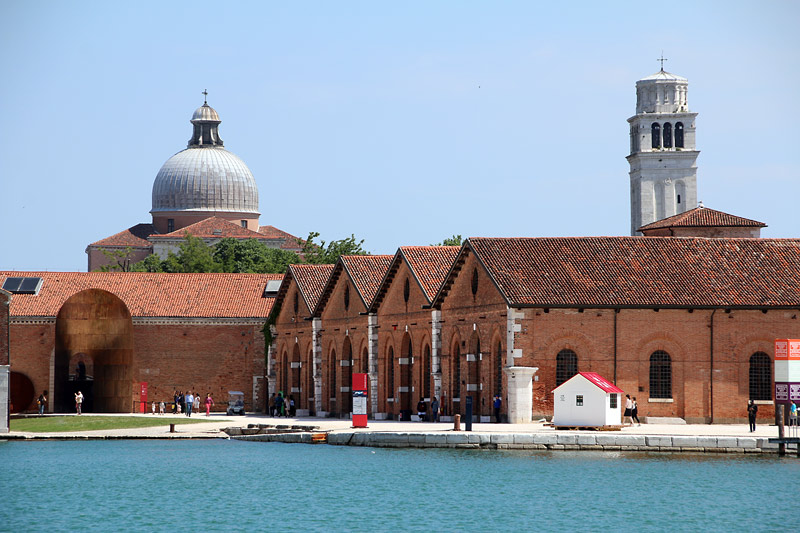 Le Tese delle Vergini all'Arsenale, attuale sede del Padiglione Italia
