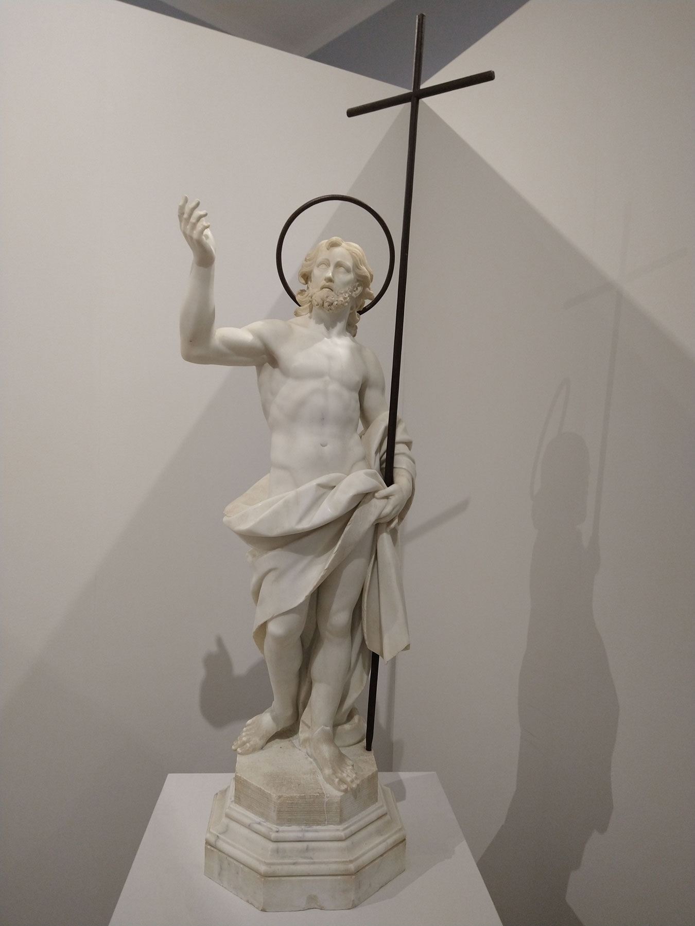 Giovanni Antonio Cybei, San Giovanni Battista (1771; scultura in marmo statuario, 132 x 53 cm; Volterra, Battistero)
 Giovanni Antonio Cybei, San Giovanni Battista (1771; scultura in marmo statuario, 132 x 53 cm; Volterra, Battistero)